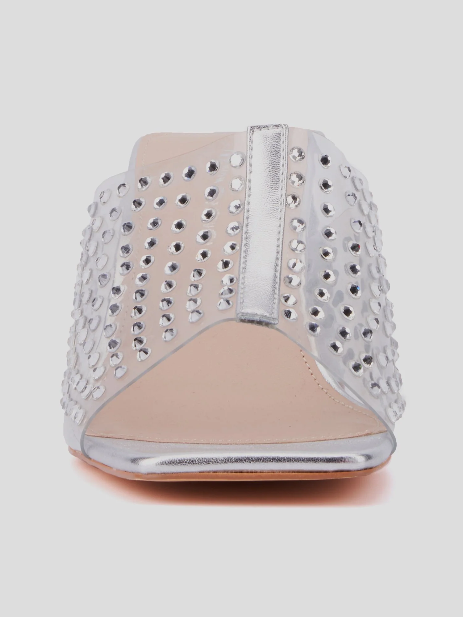 Dayna Wide Width Clear Embellished Heels - Image 8