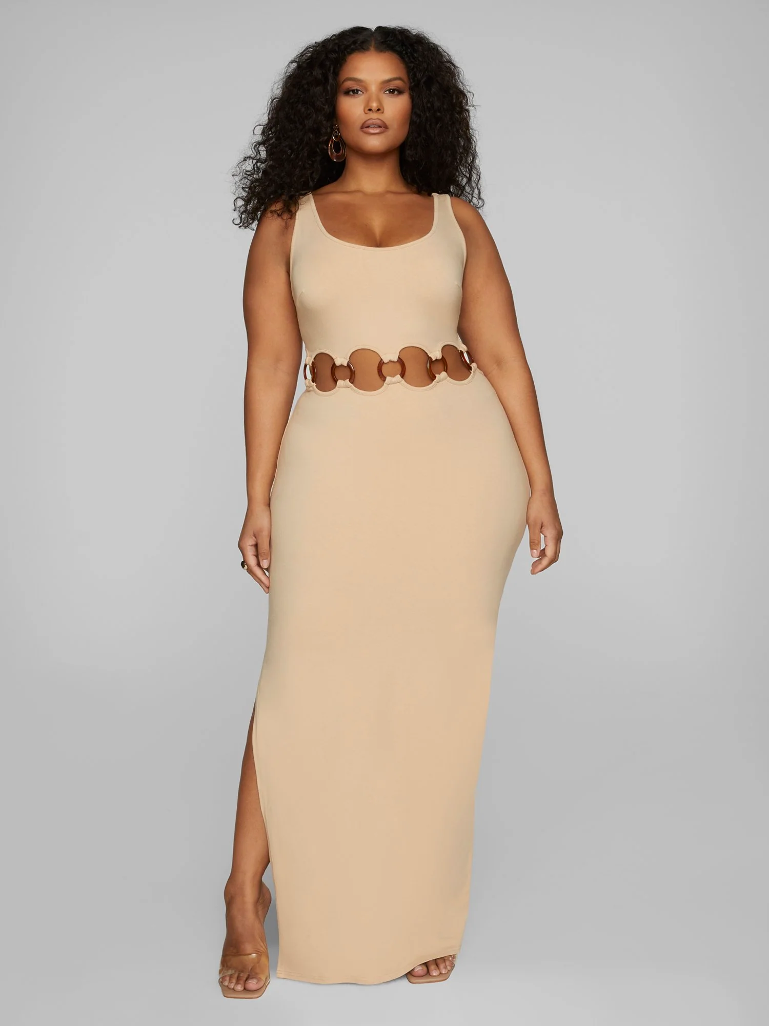 Deborah O-Ring Waist Maxi Dress - Image 2