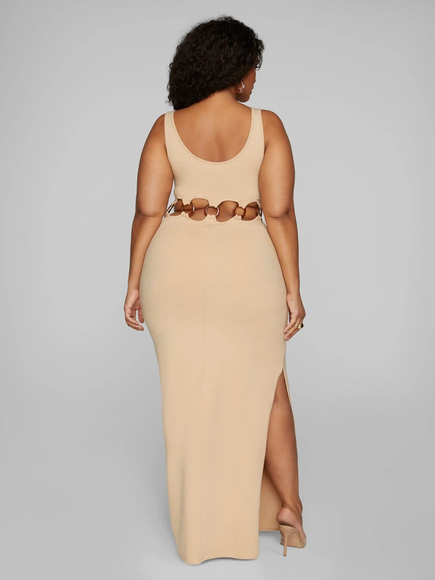 Deborah O-Ring Waist Maxi Dress - Image 4