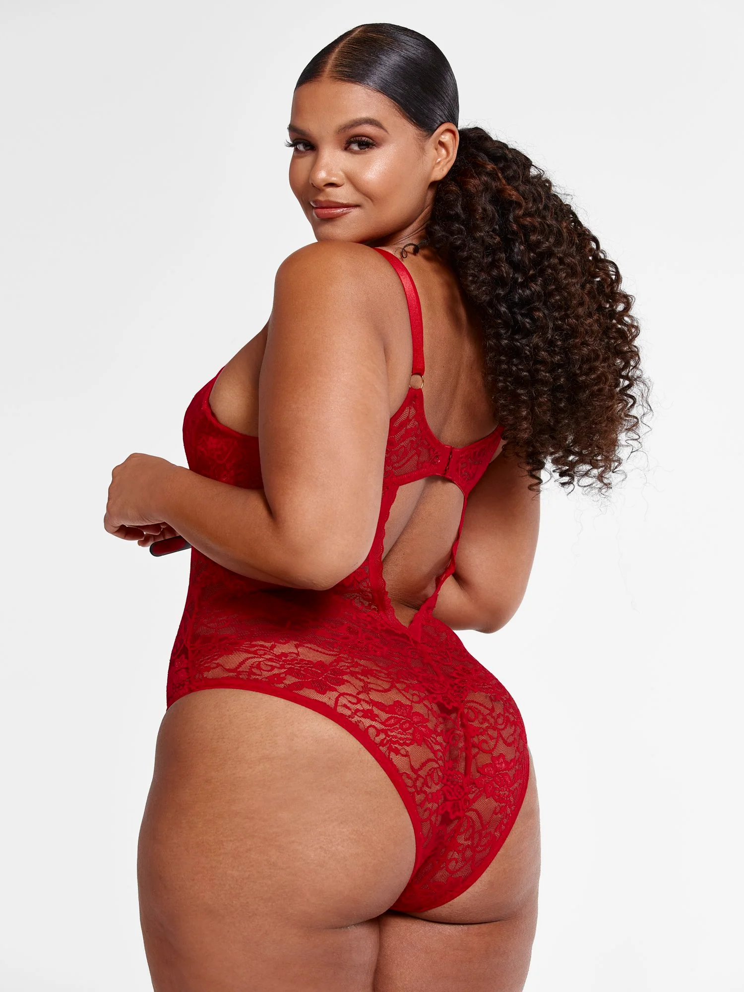Deborah Strappy Lace Bodysuit - Image 7