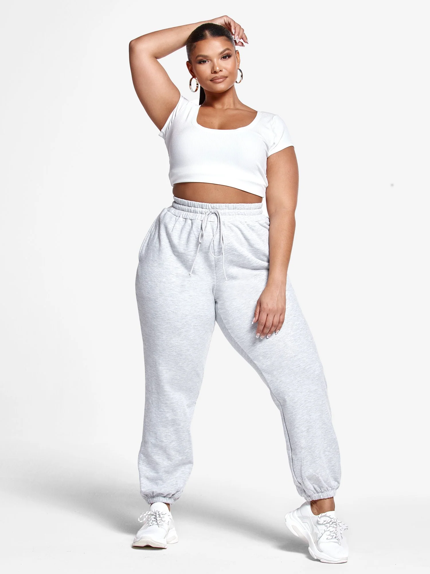 Delia French Terry Jogger Pants - Image 3