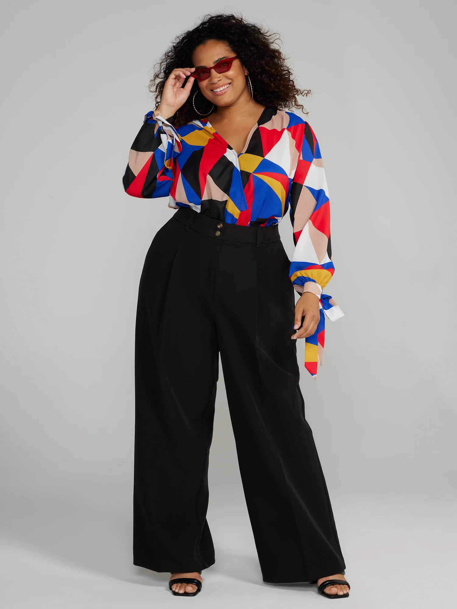 The Denise High Rise Wide-Leg Pants - Image 4