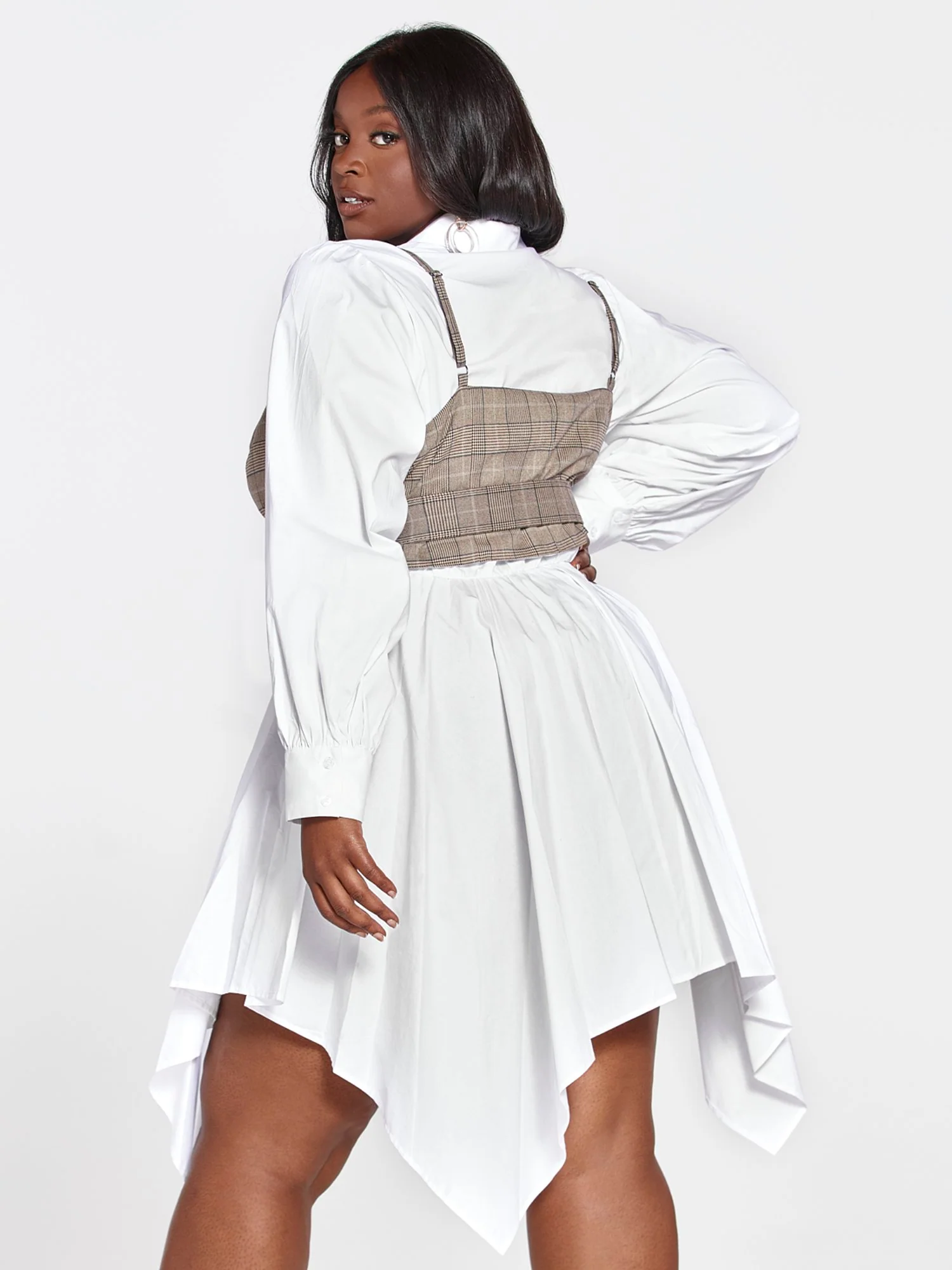 Desiree Twofer Belted Shirt Dress - Image 3