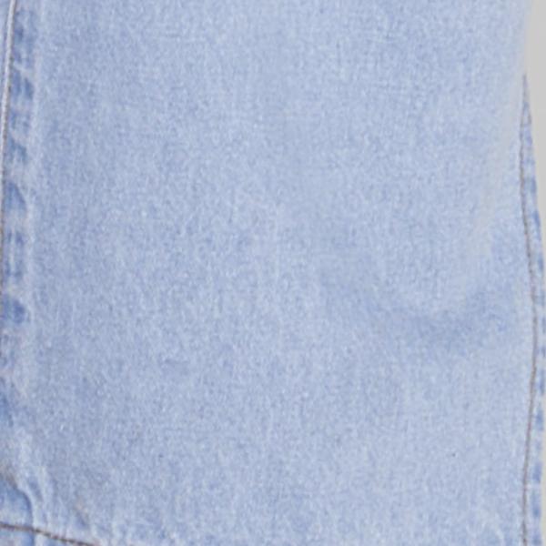 Destructed Light Wash Straight Leg Jeans - Image 5