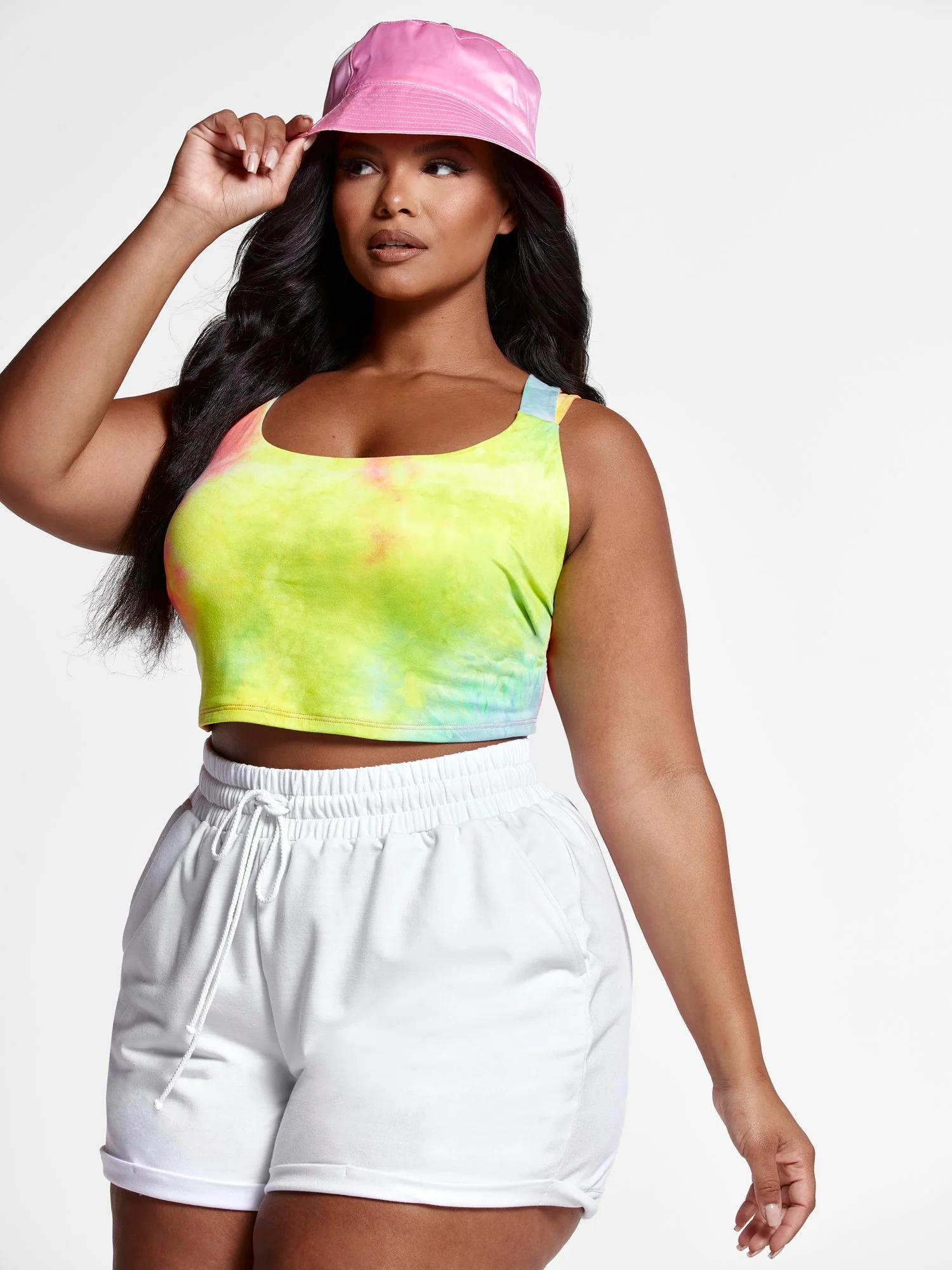 Diedre Tie Dye Crop Tank - Image 4