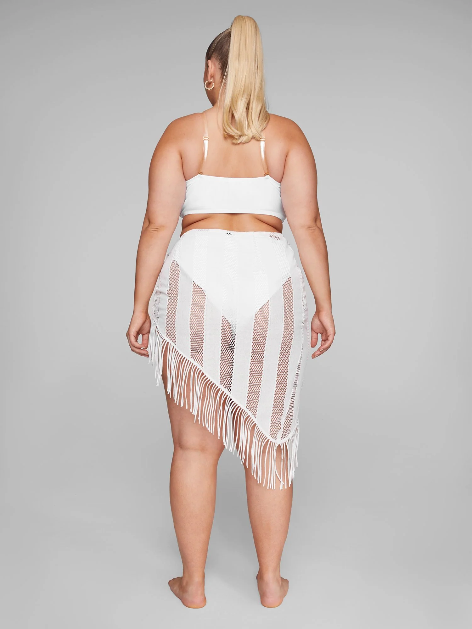 Dominique Fringe Sarong Cover-up - Image 4