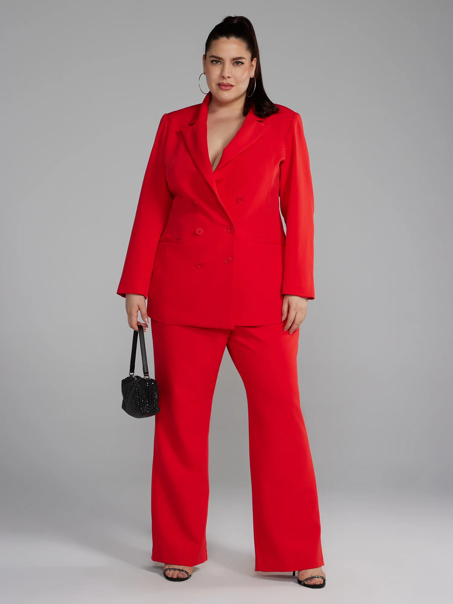 Double Breasted Tailored Blazer - Image 4