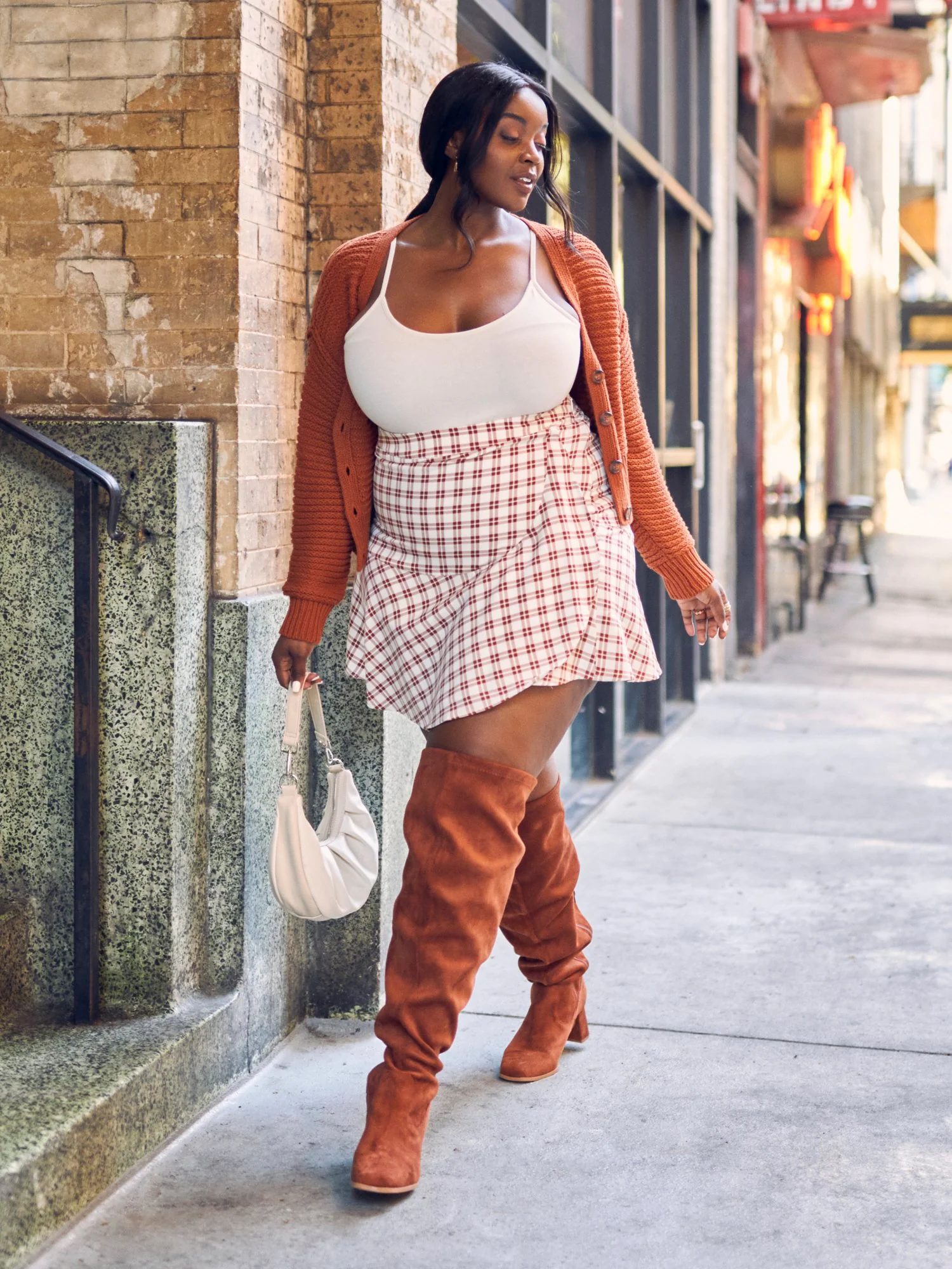 Elena Button-Down Cropped Cardigan - Image 5