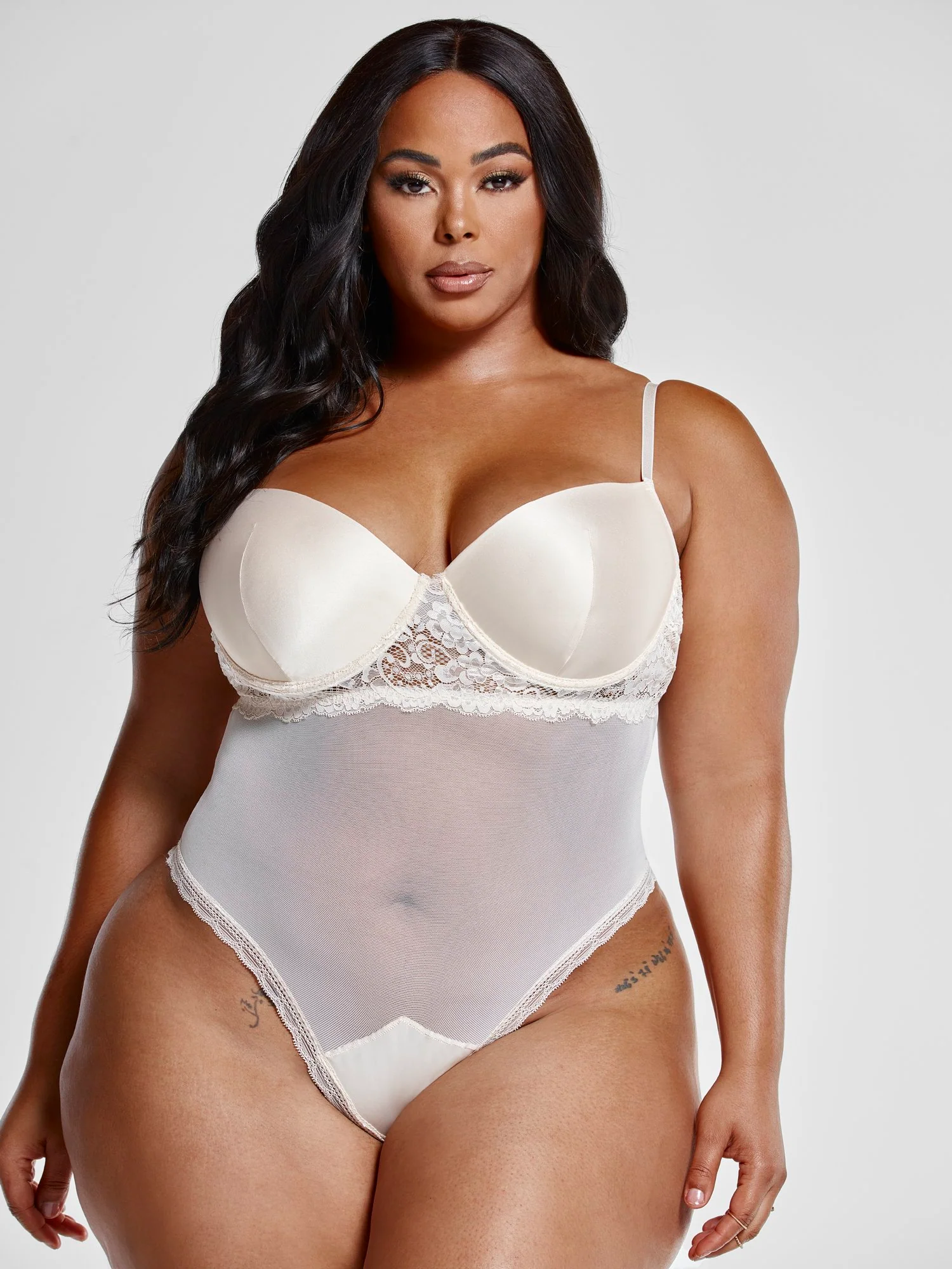 Eliana Lace and Mesh Bodysuit - Image 2
