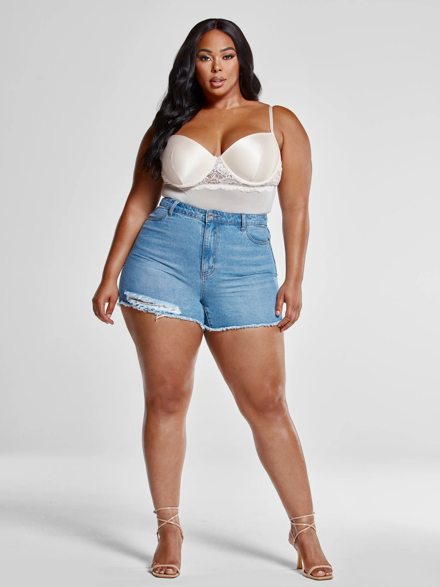 Eliana Lace and Mesh Bodysuit - Image 4
