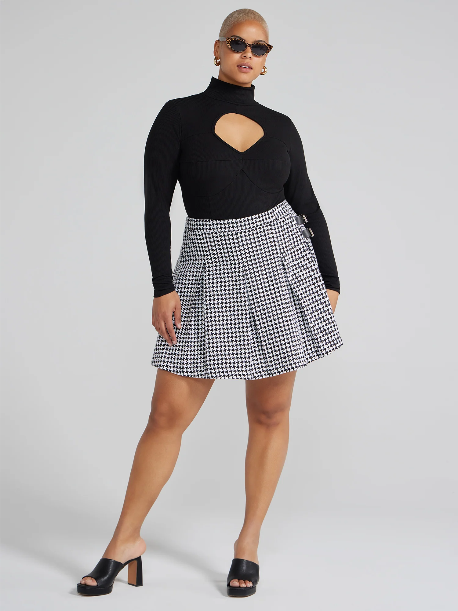 Eliane Mockneck Cutout Bodysuit - Image 3