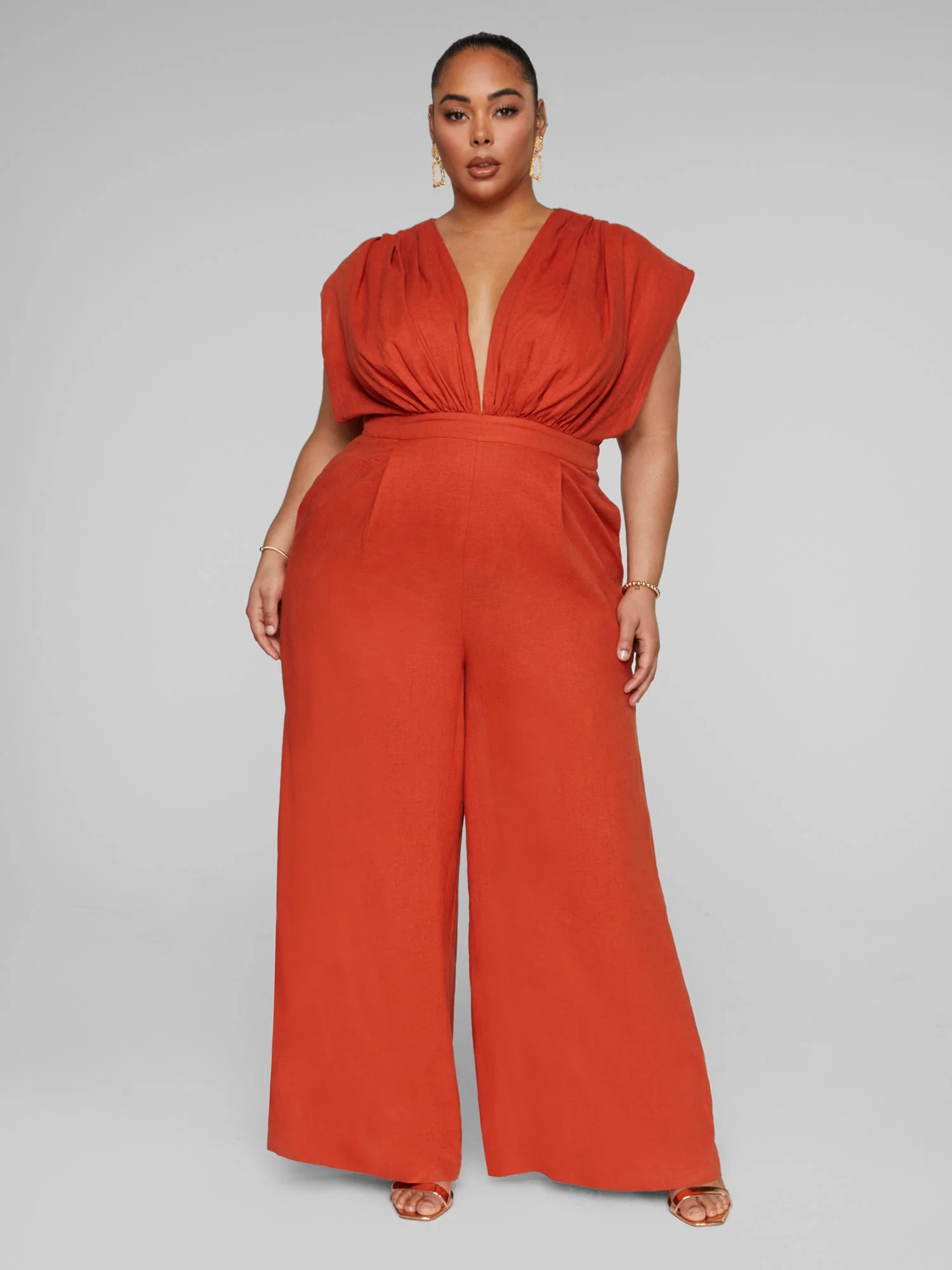 Elle Linen Jumpsuit - Gabi Fresh x FTF - Image 2
