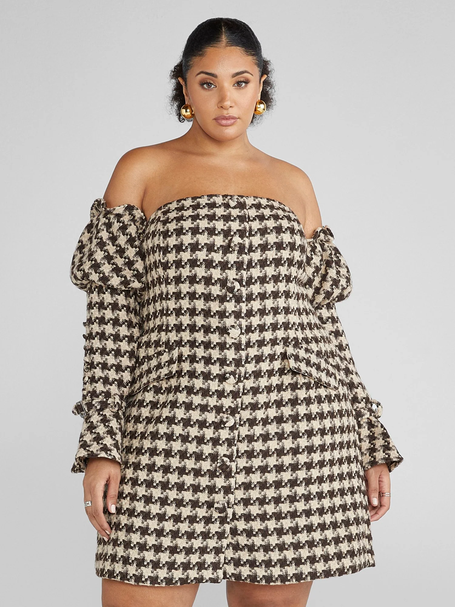 Eloise Houndstooth Blazer Dress - FTF LAB 010: BEAUTICURVE - Image 2