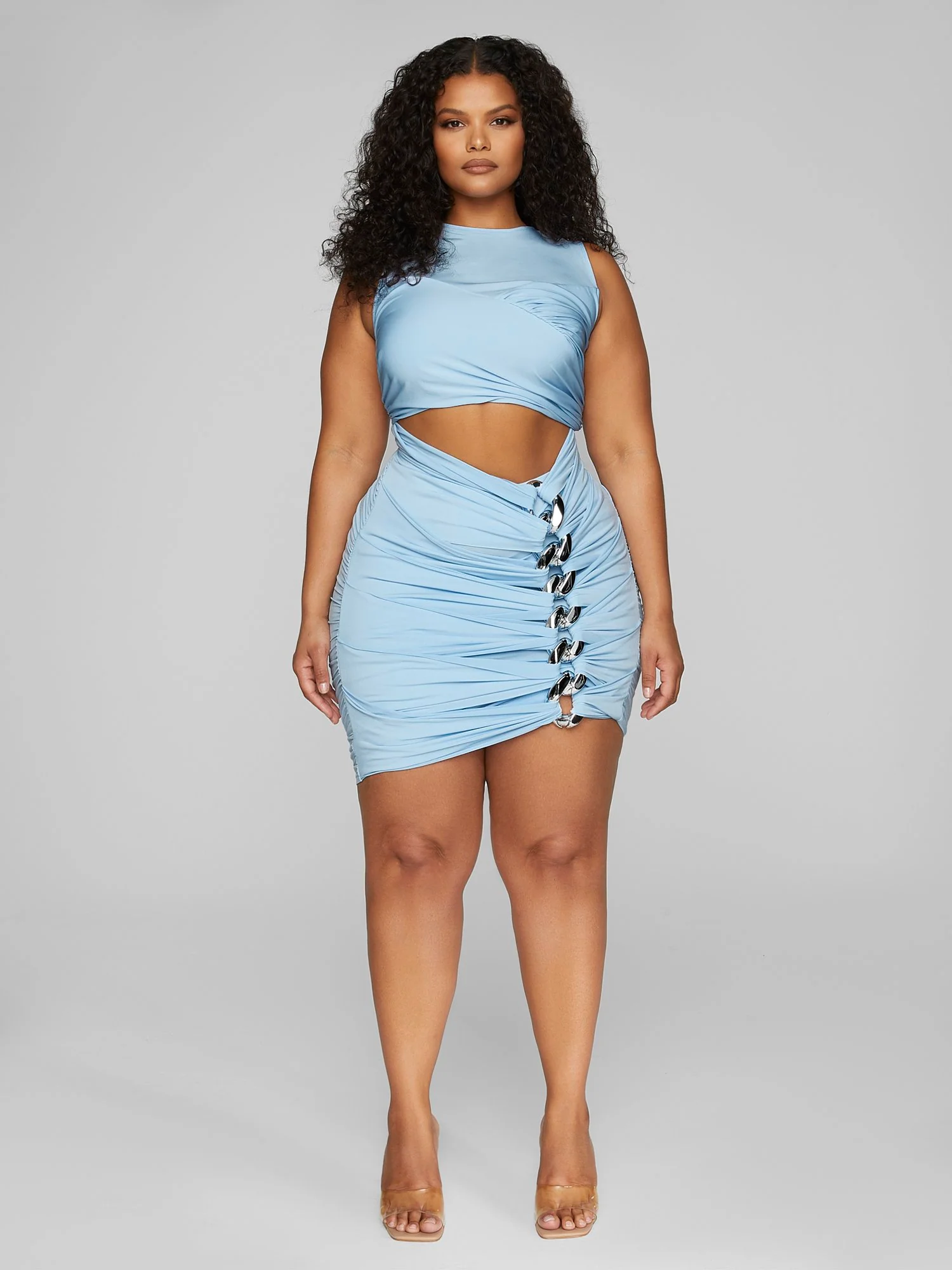 Esme Chain Detail Bodycon Dress - Leslie Sidora x FTF - Image 3