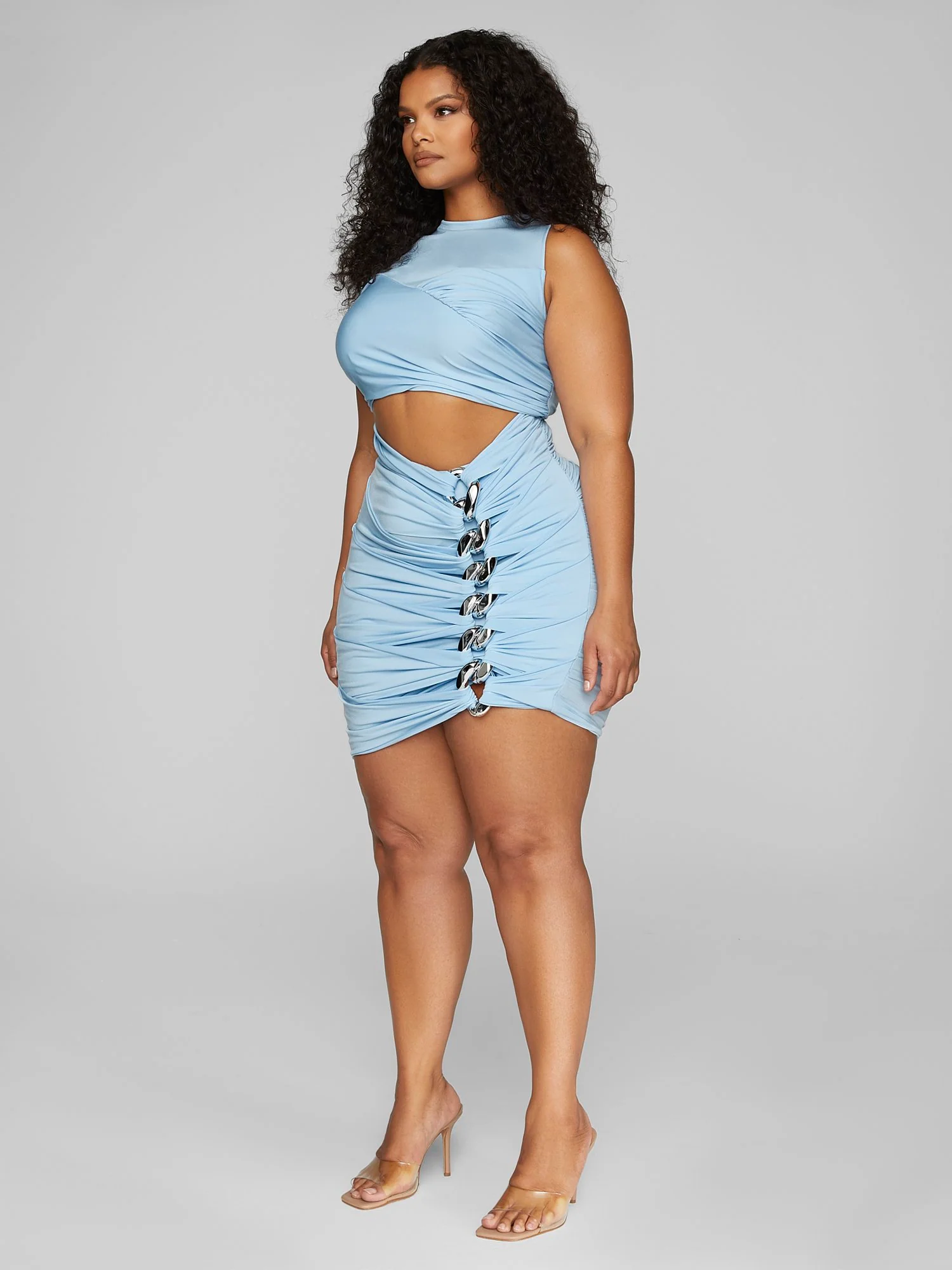 Esme Chain Detail Bodycon Dress - Leslie Sidora x FTF - Image 4