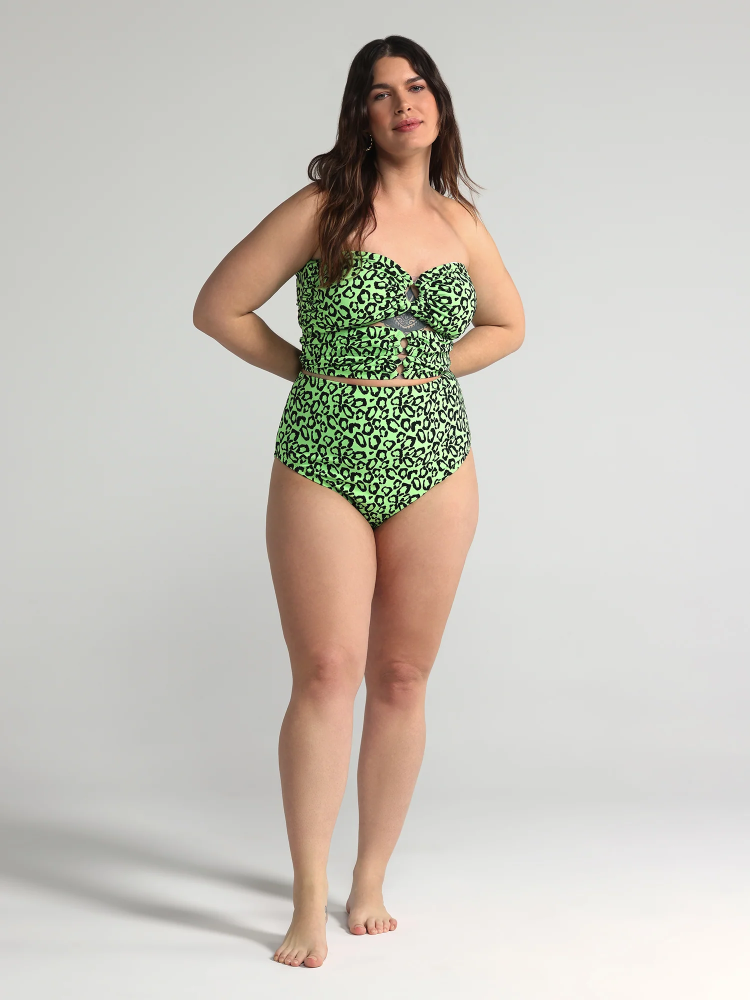 Esther Leopard Print Bikini Bottom - Image 10