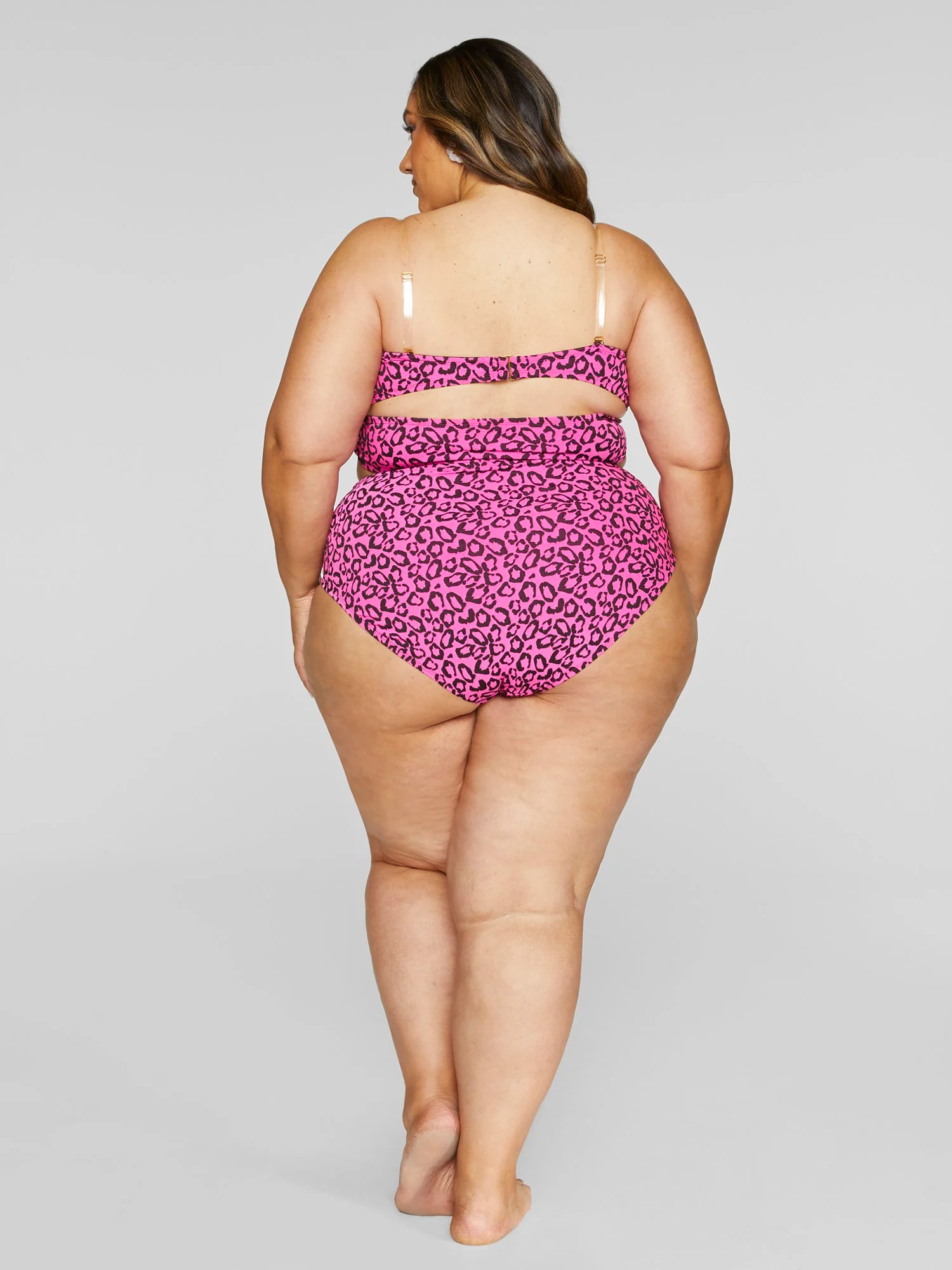 Esther Leopard Print Cutout Bikini Top - Image 8