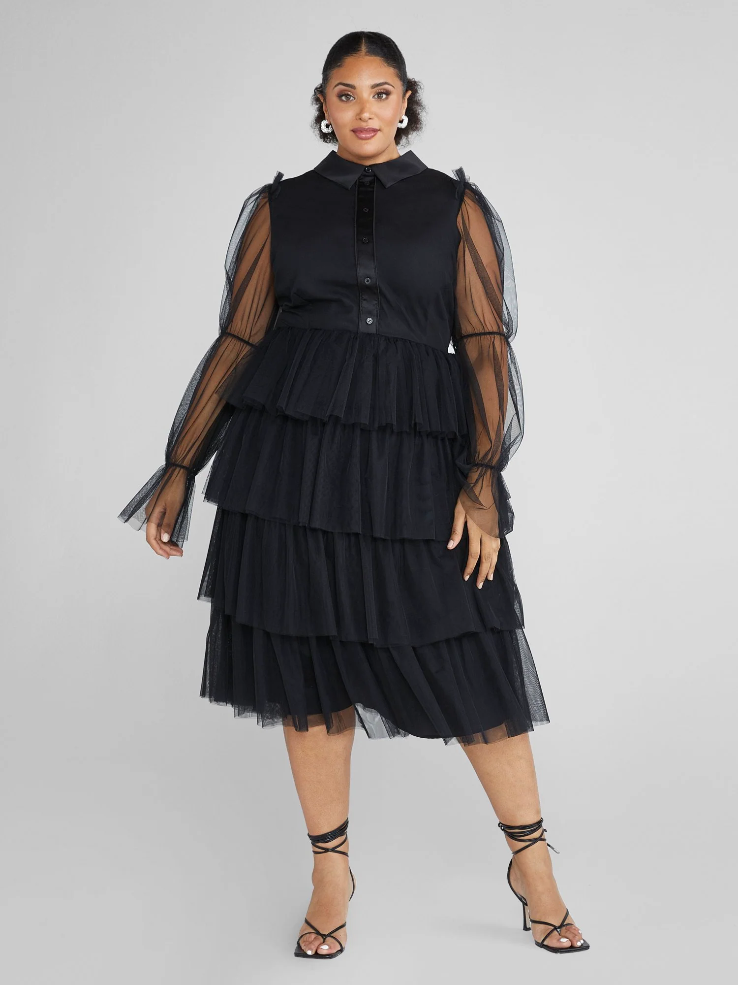 Evan Tiered Tulle Dress - FTF LAB 010: BEAUTICURVE - Image 2