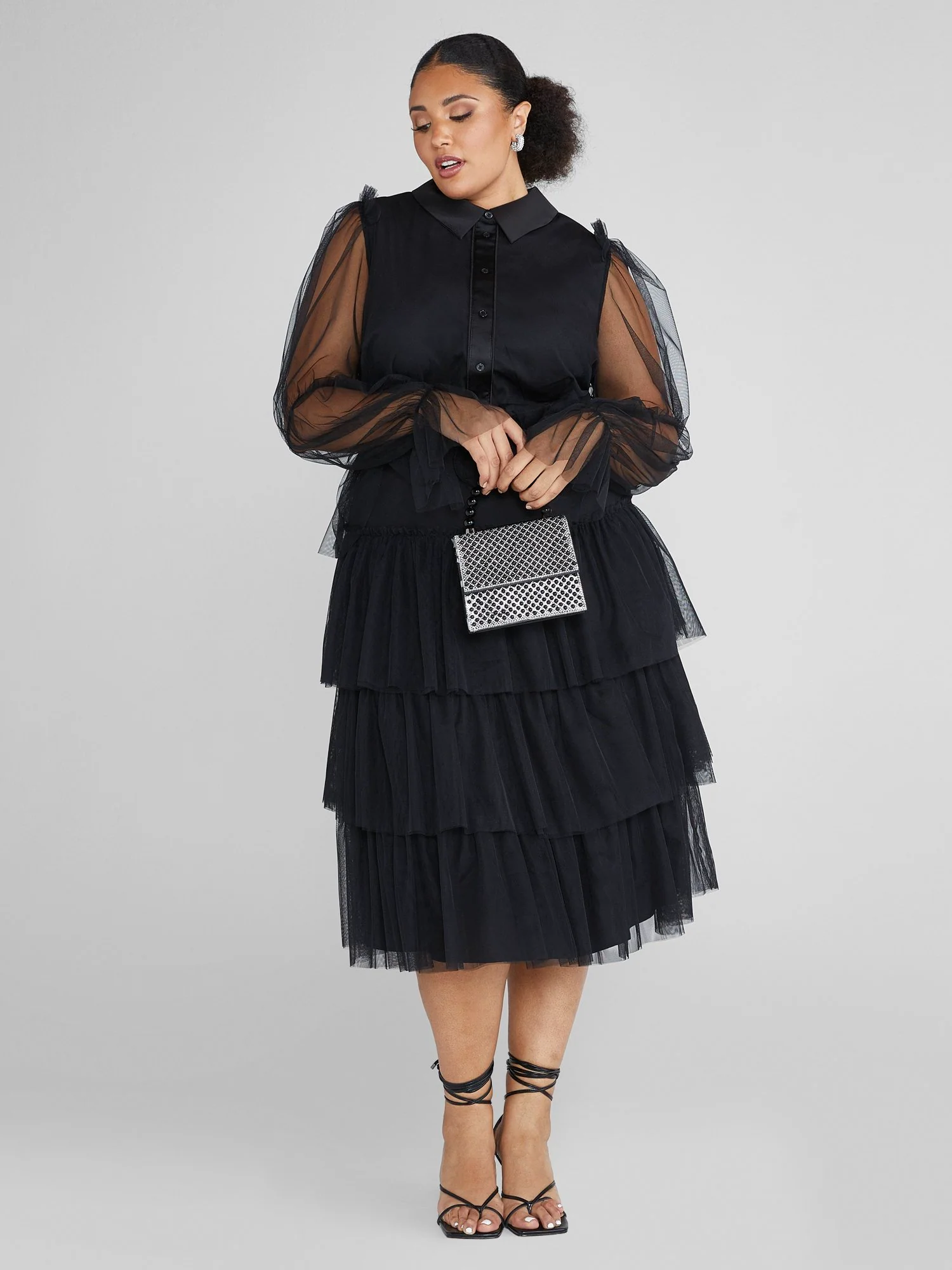 Evan Tiered Tulle Dress - FTF LAB 010: BEAUTICURVE - Image 3