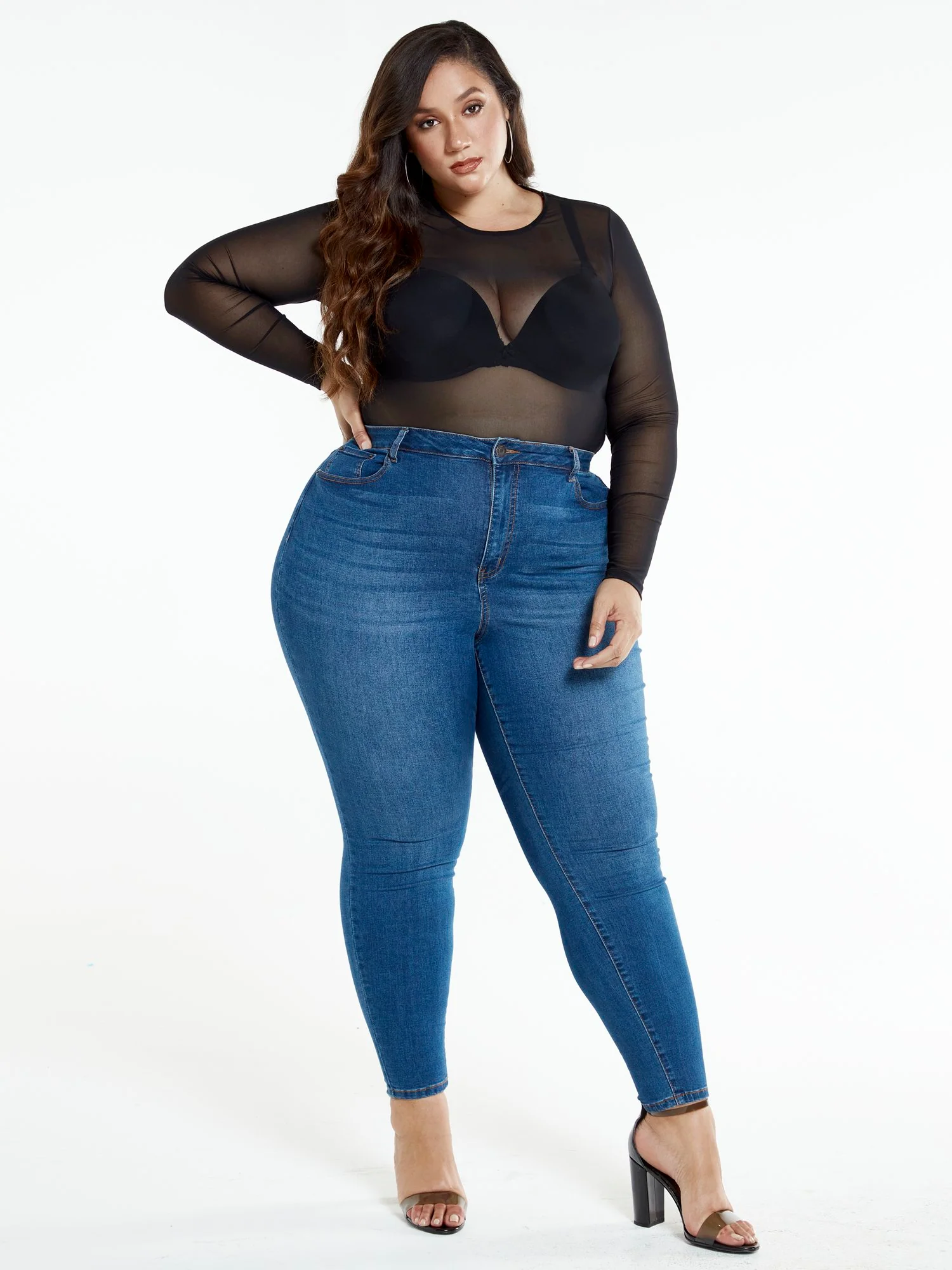 Evelyn Black Scoop Neck Top - Image 5