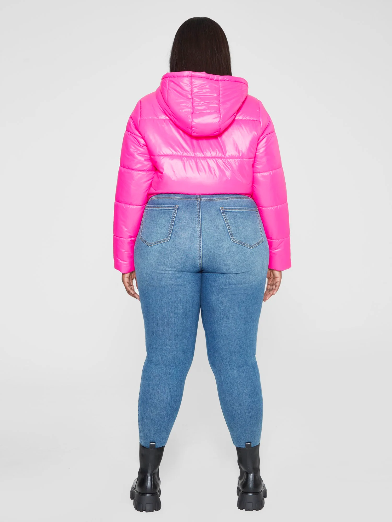 Farrah Short Hooded Puffer Coat - Image 10