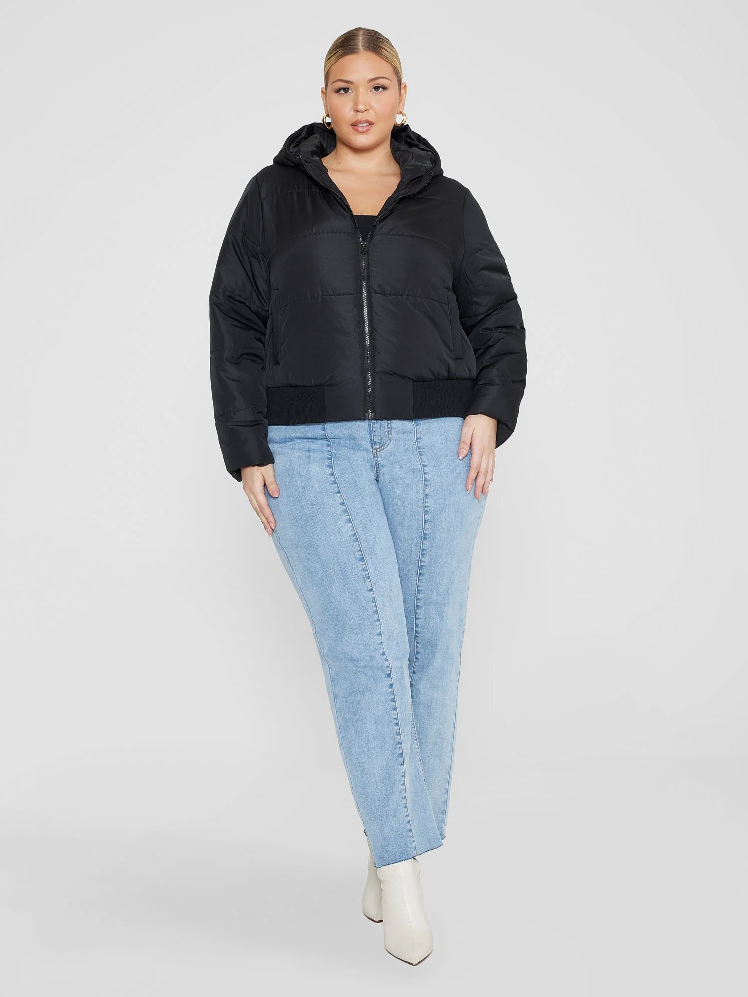 Farrah Short Hooded Puffer Coat - Image 3