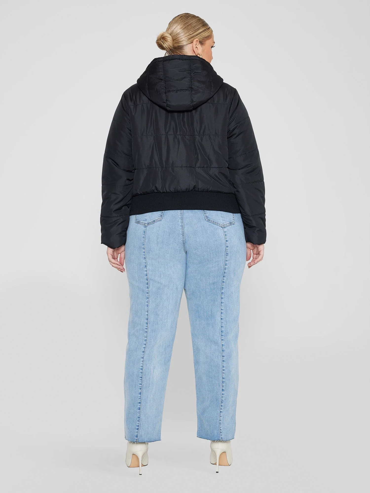 Farrah Short Hooded Puffer Coat - Image 4