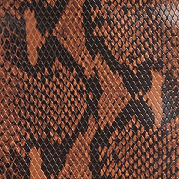 Fawn Snake Print Mid-Calf Slouch Boots - Image 8
