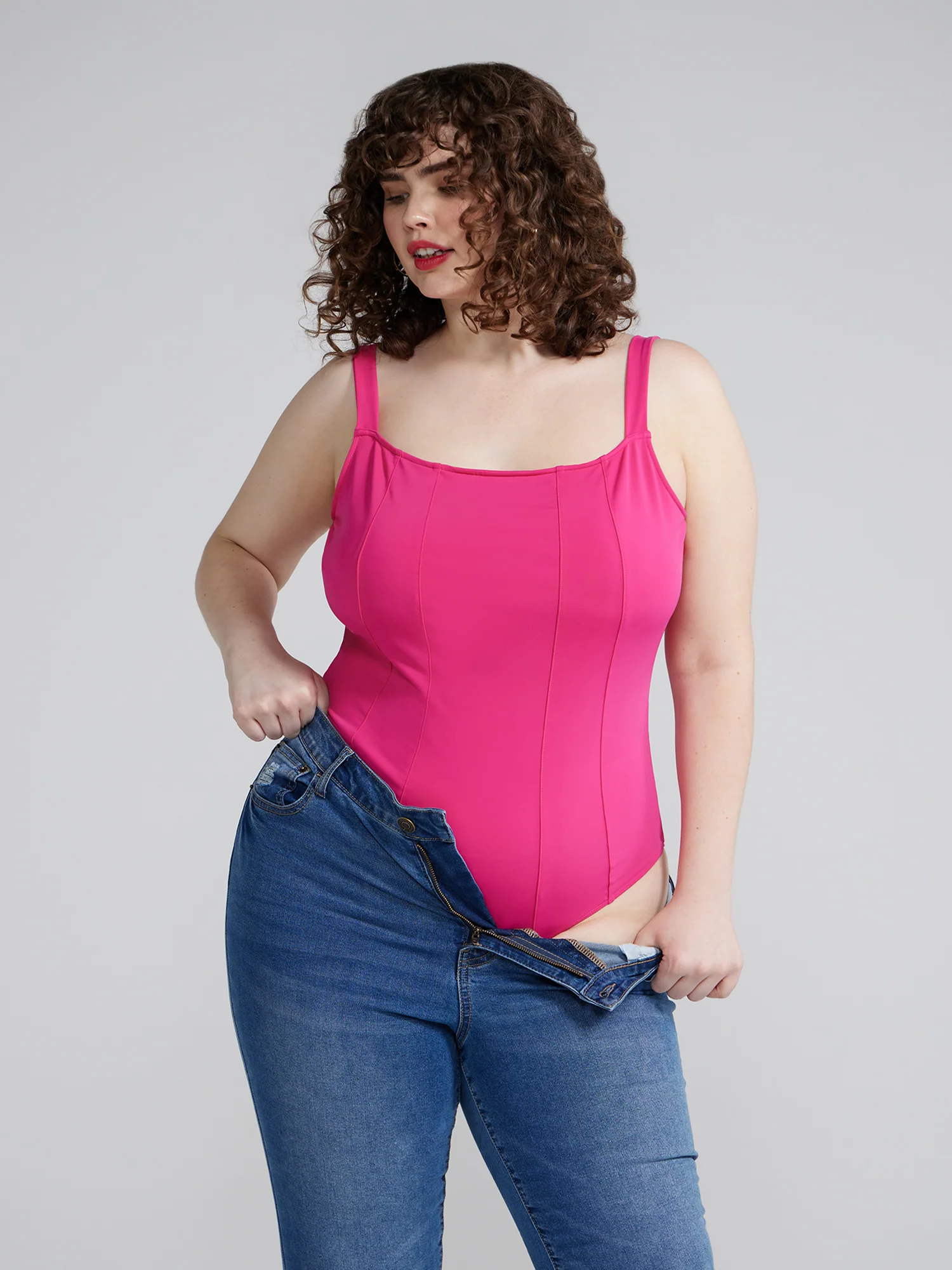 FTF Essentials - Corset Style Knit Bodysuit - Image 5