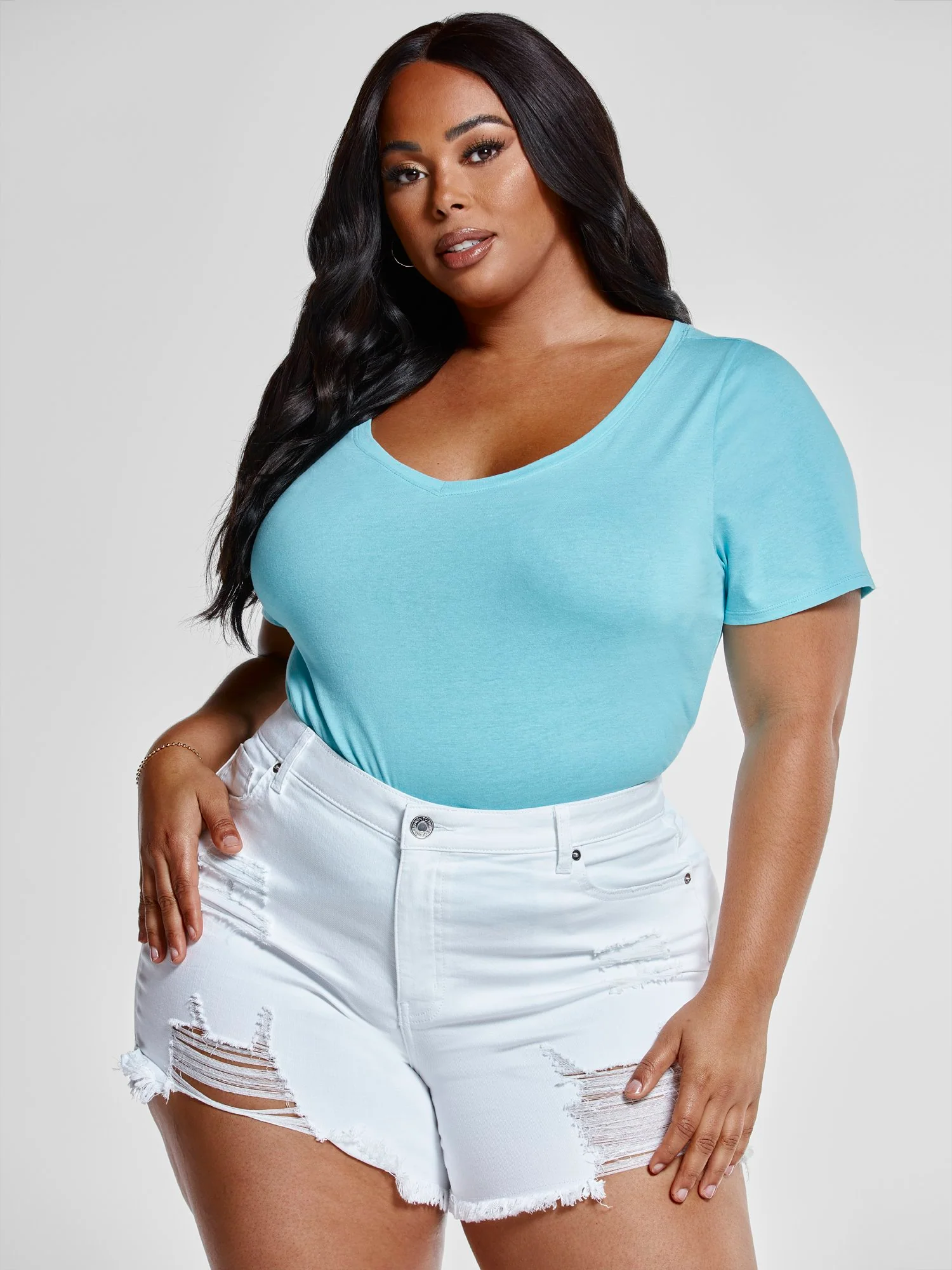 FTF Essentials - Short Sleeve V-Neck Tee - Image 16