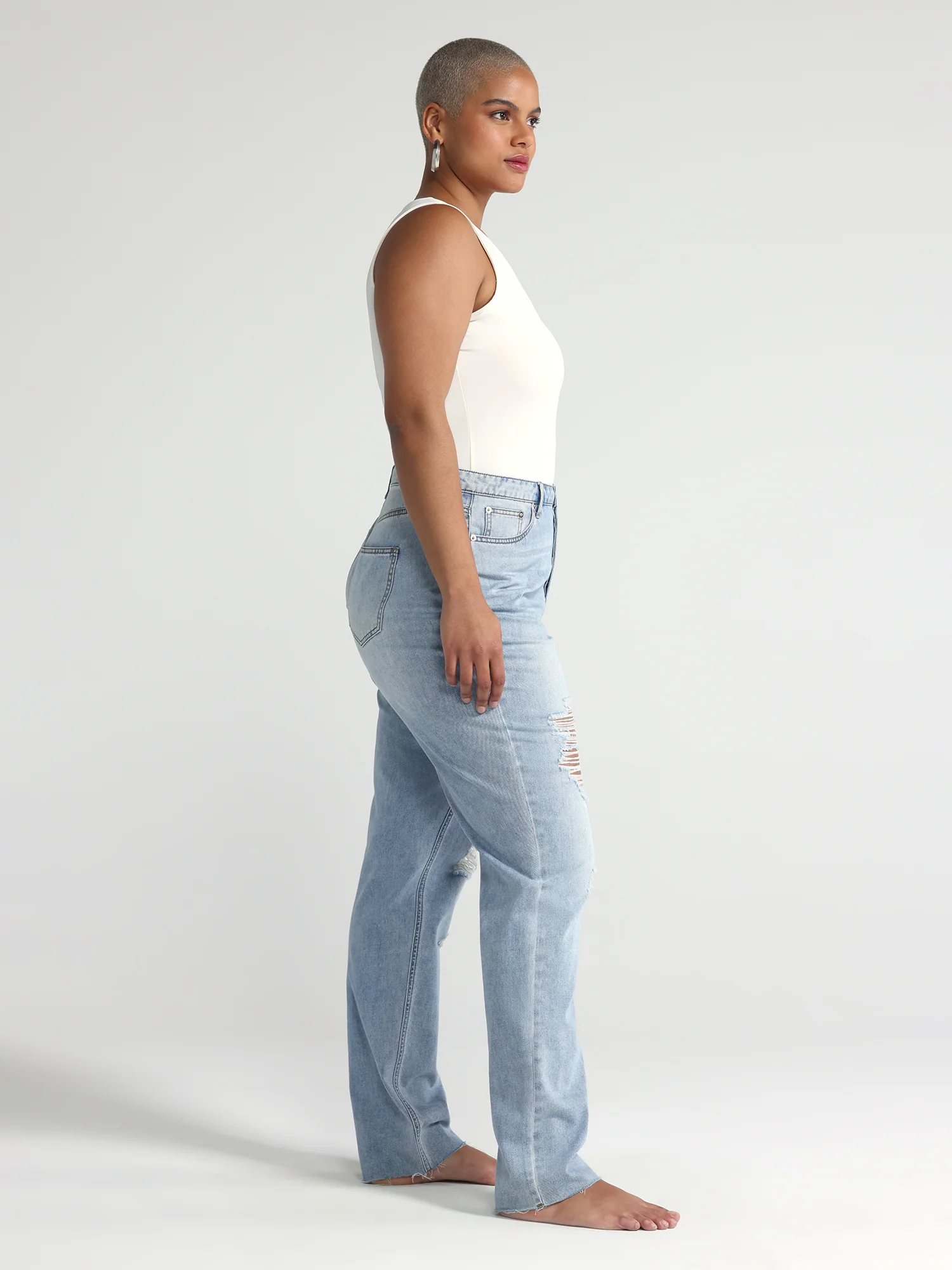 FTF Essentials - V-Neck Knit Bodysuit - Image 12