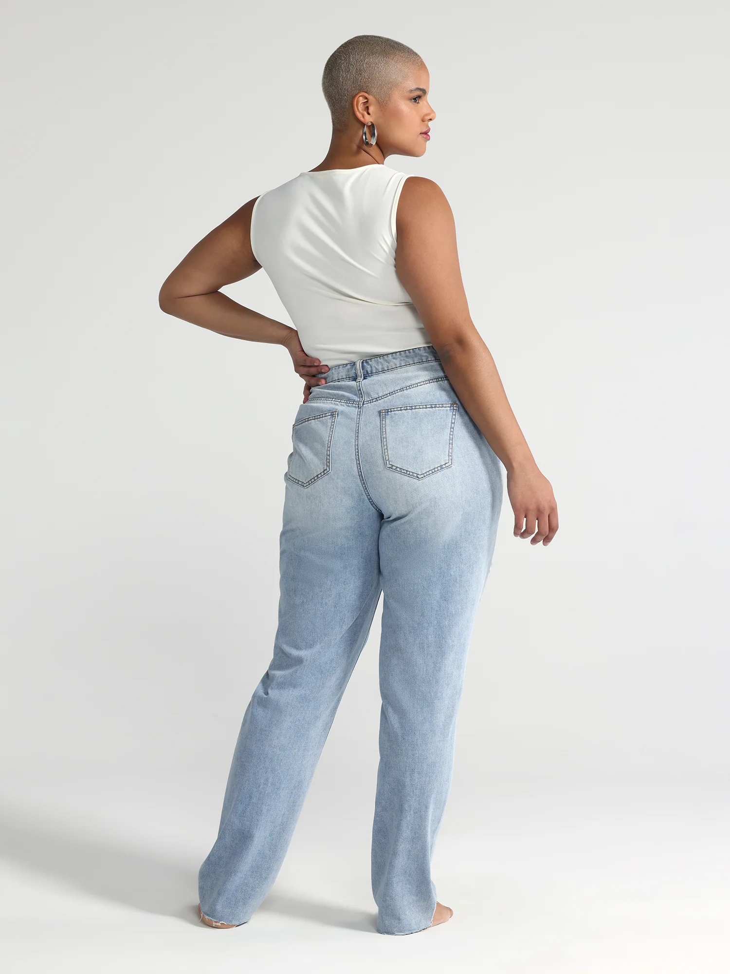 FTF Essentials - V-Neck Knit Bodysuit - Image 13