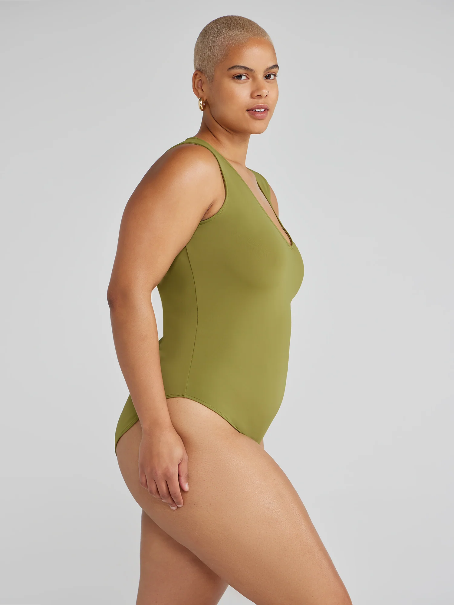 FTF Essentials - V-Neck Knit Bodysuit - Image 7