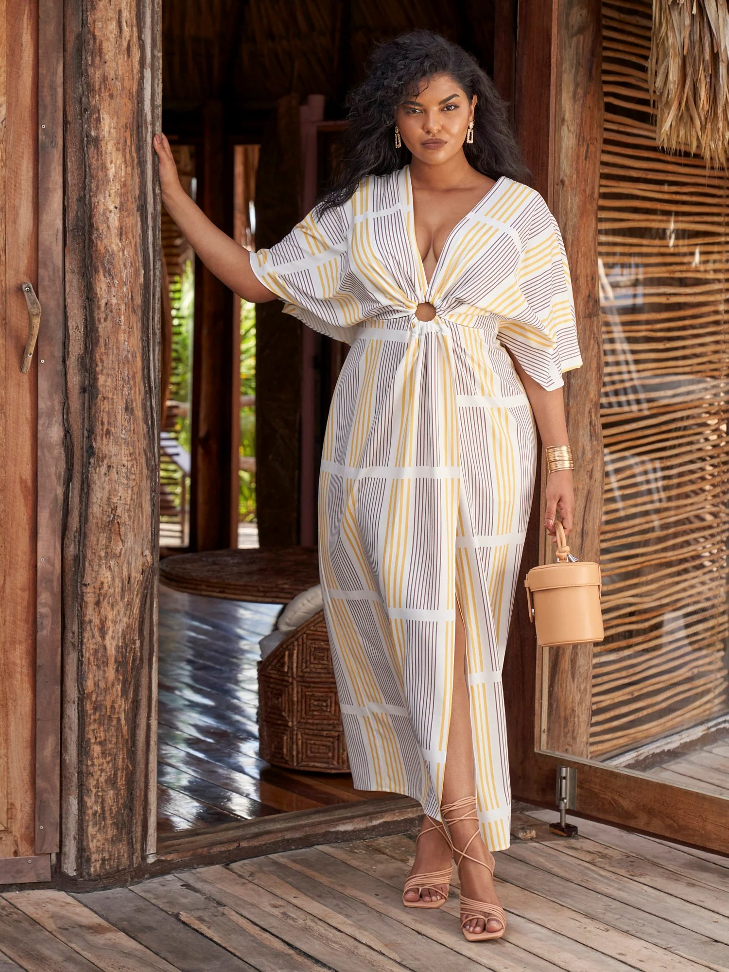 Gabriella Striped Maxi Dress - Image 2