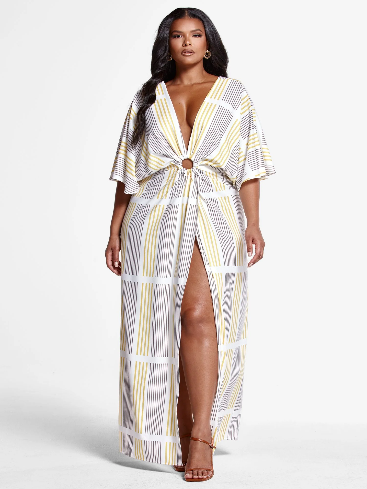 Gabriella Striped Maxi Dress - Image 3