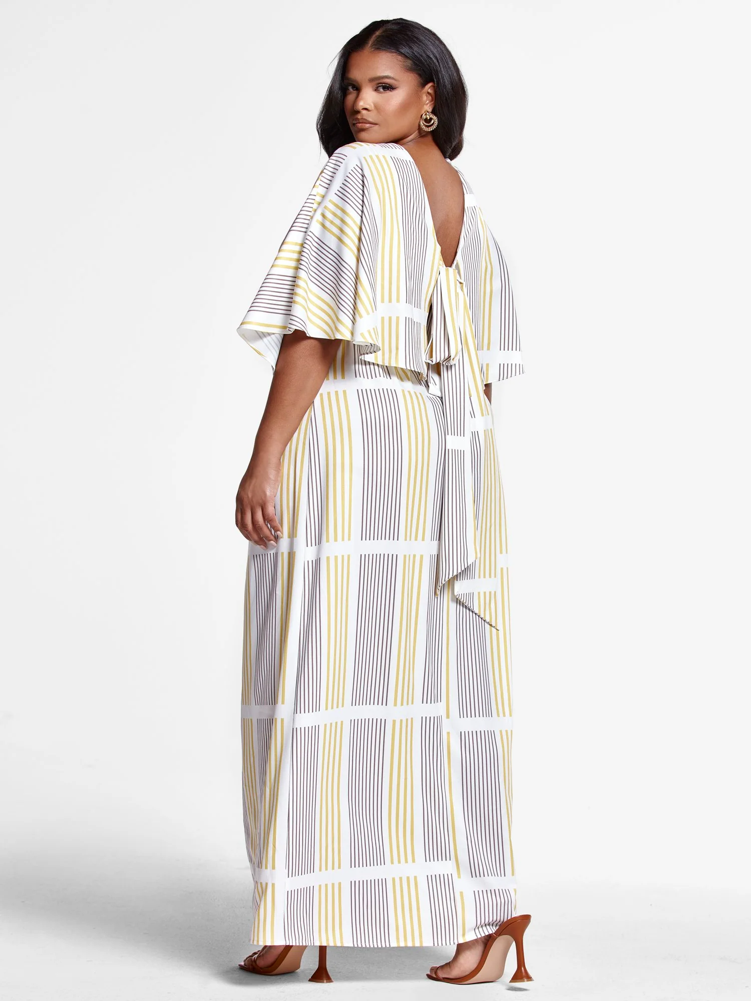 Gabriella Striped Maxi Dress - Image 4