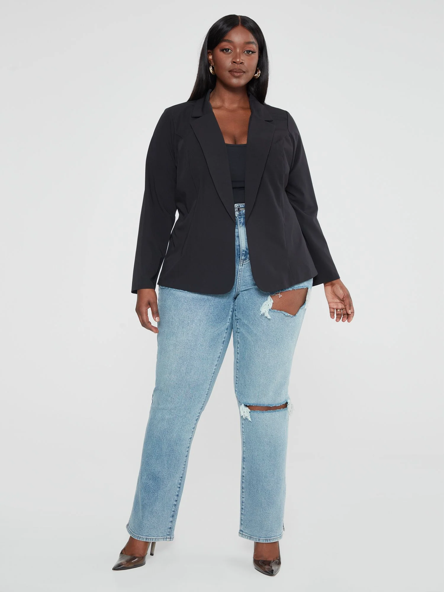 Gemma Open Front Blazer - Image 3