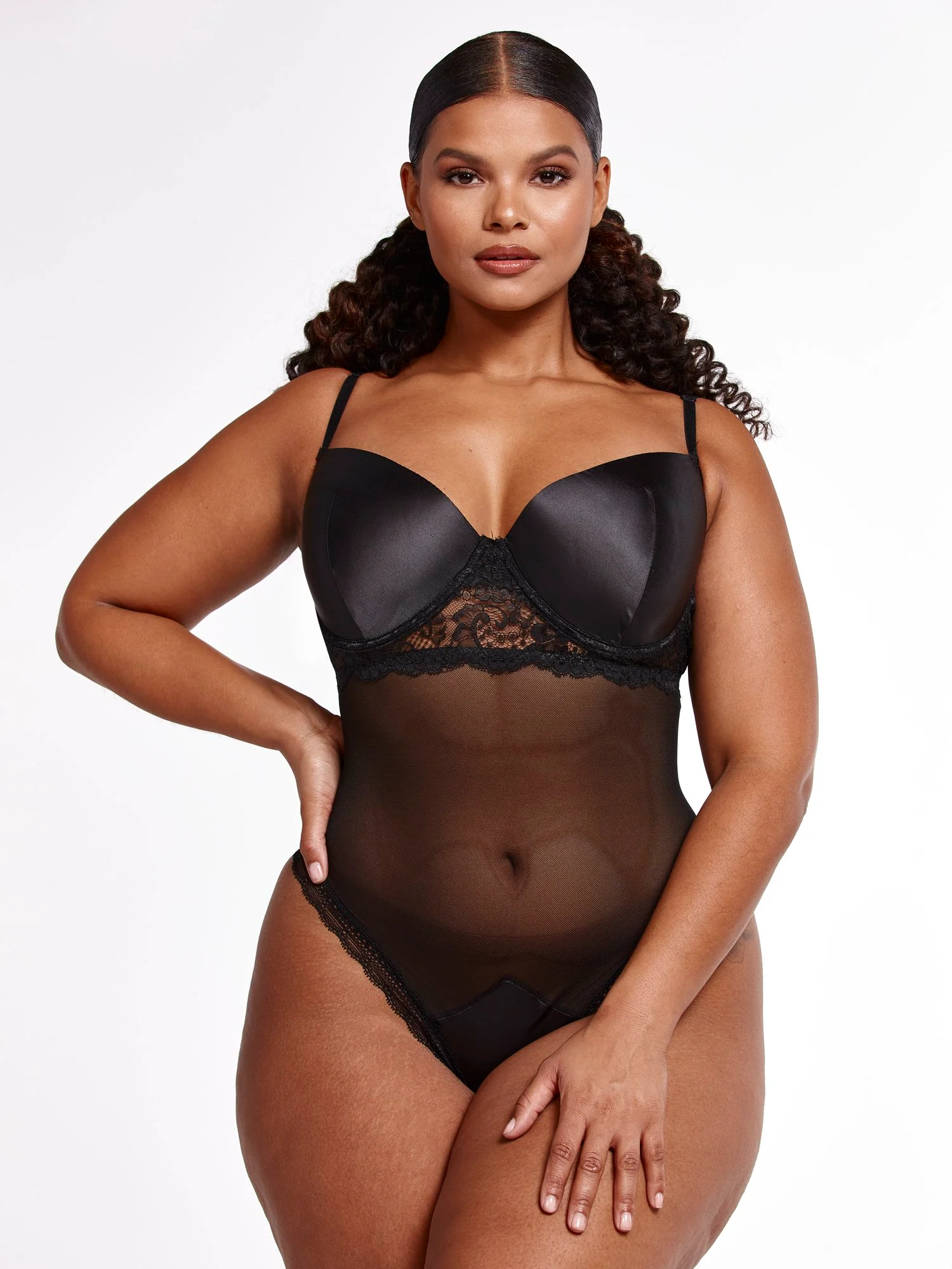 Georgette Mesh Bodysuit - Image 2