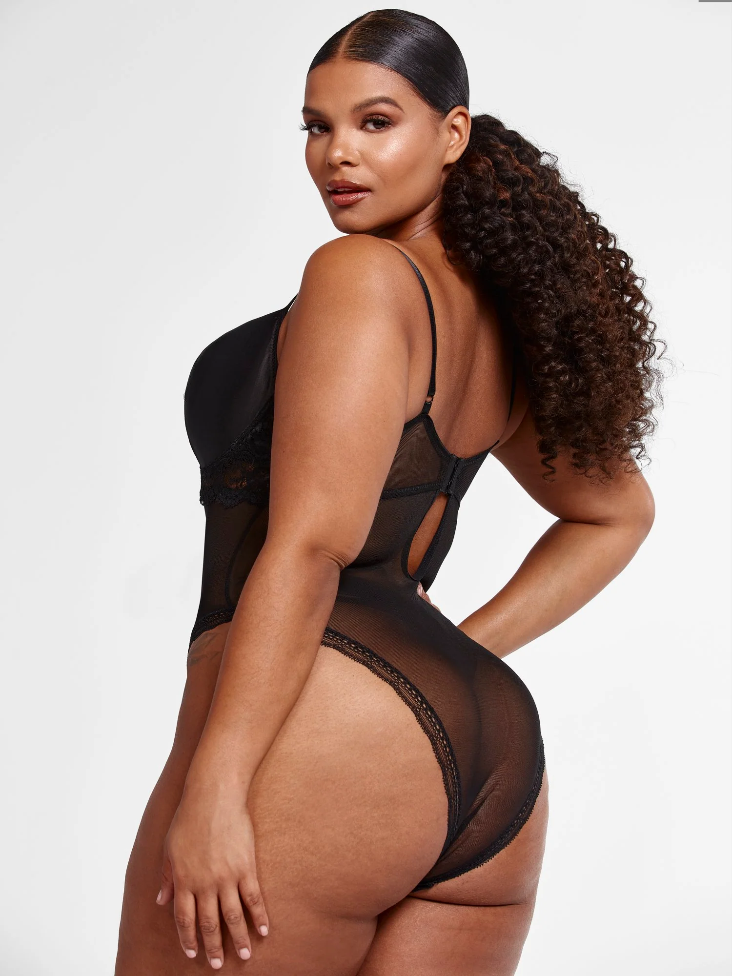Georgette Mesh Bodysuit - Image 3
