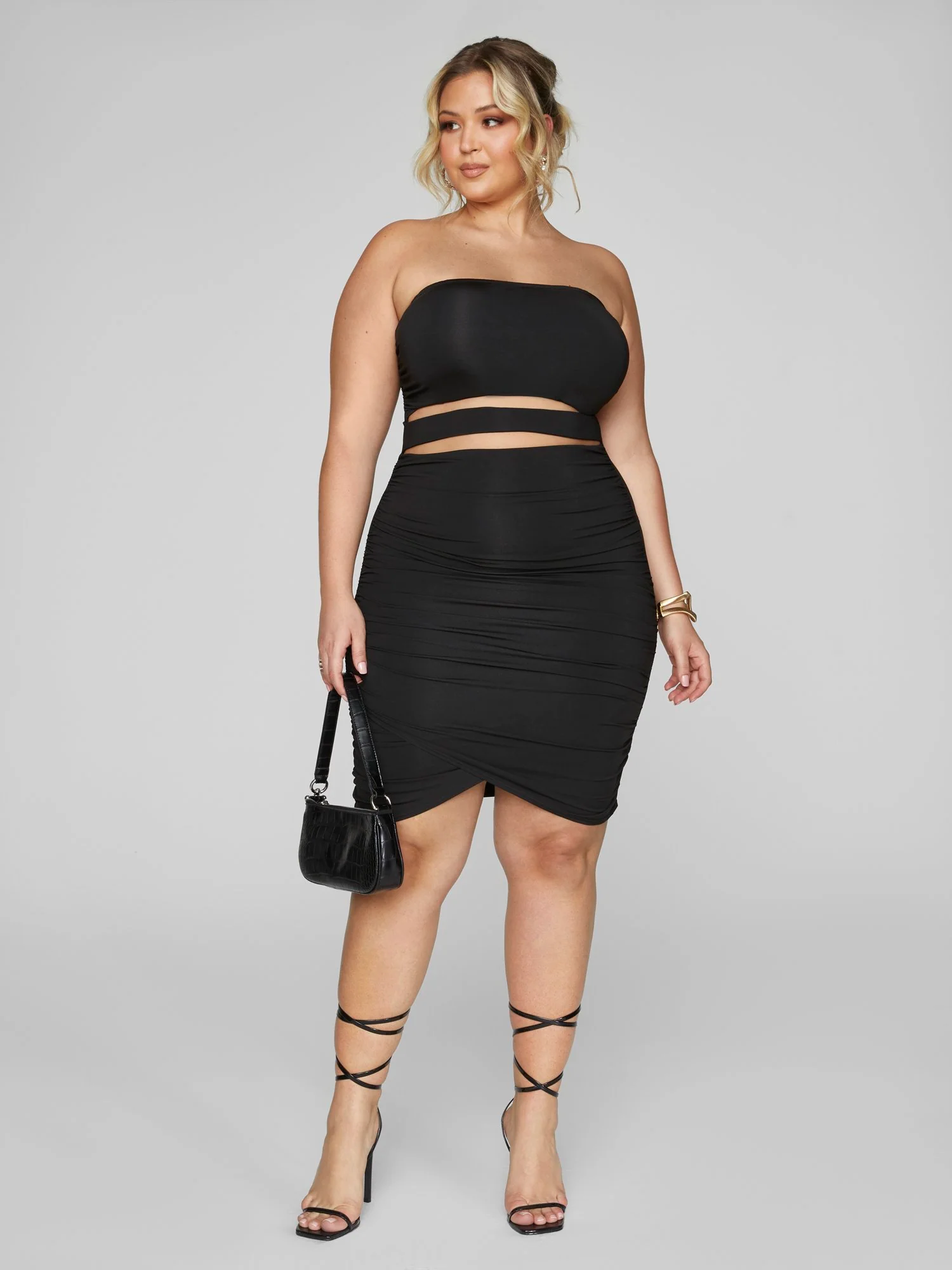 Gianna Strapless Bodycon Dress - Image 3