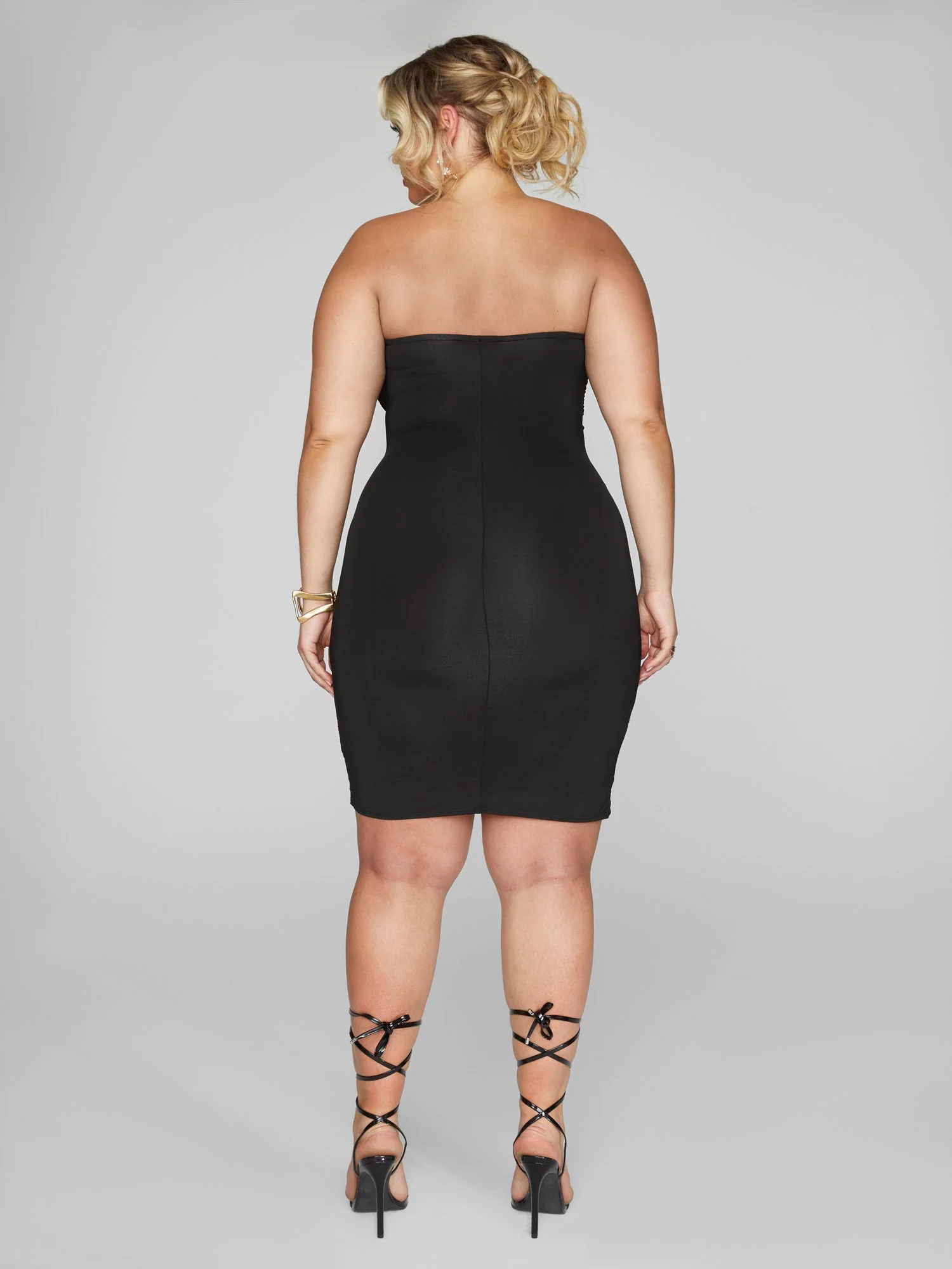 Gianna Strapless Bodycon Dress - Image 4