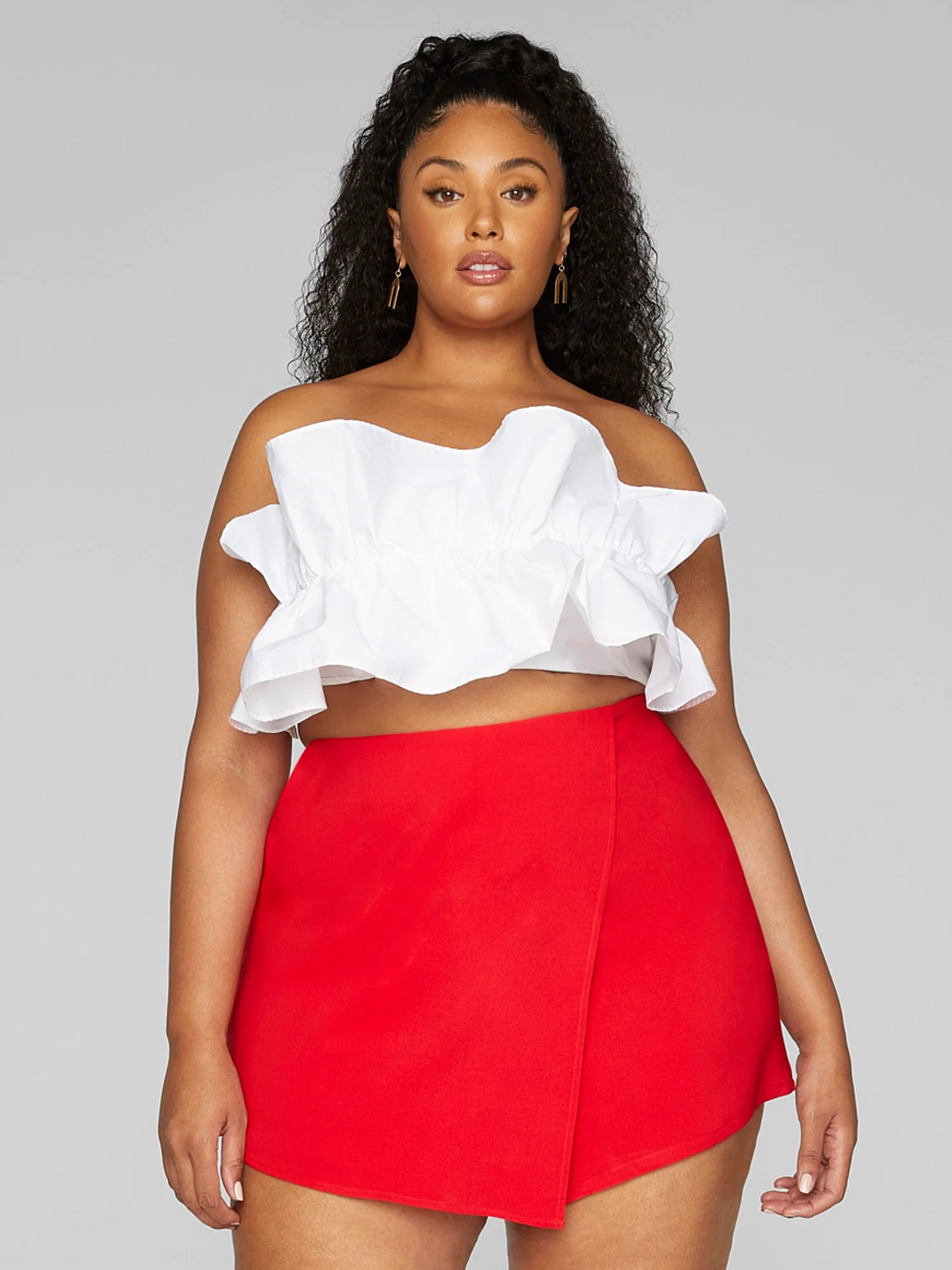 Gianna Strapless Ruffle Top - Image 2