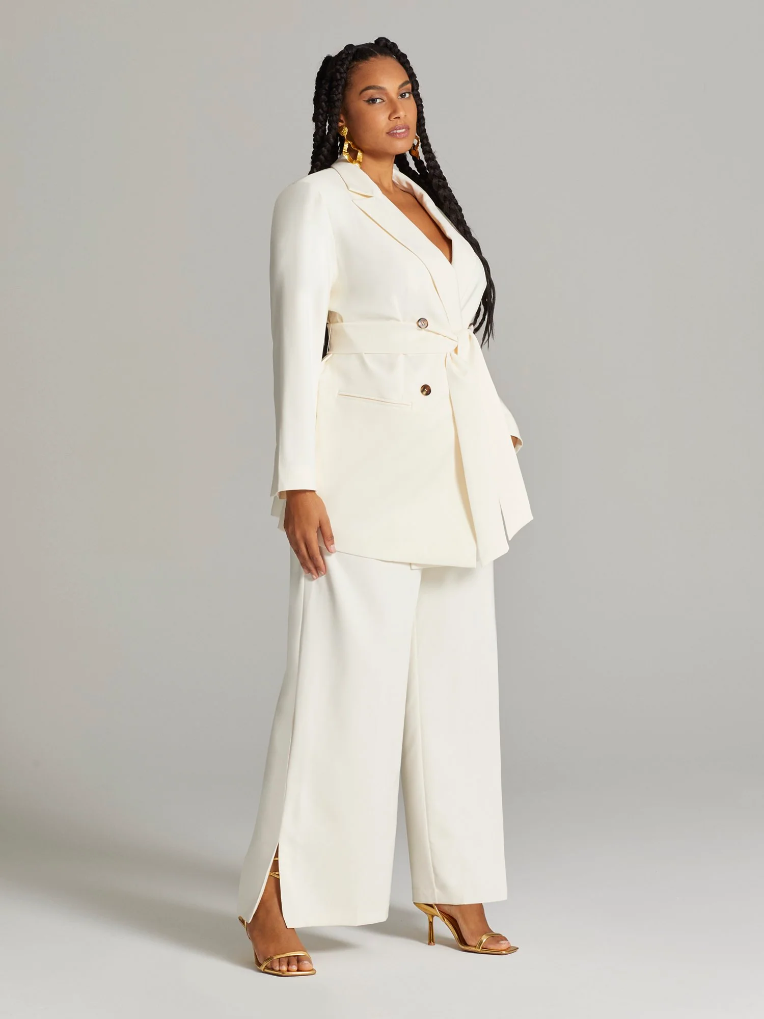 Gladys High-Waisted Wide Leg Pants - Image 6