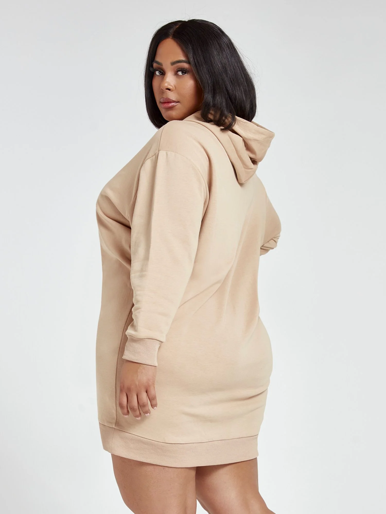 Hailey Hooded Sweatshirt Dress - Image 3