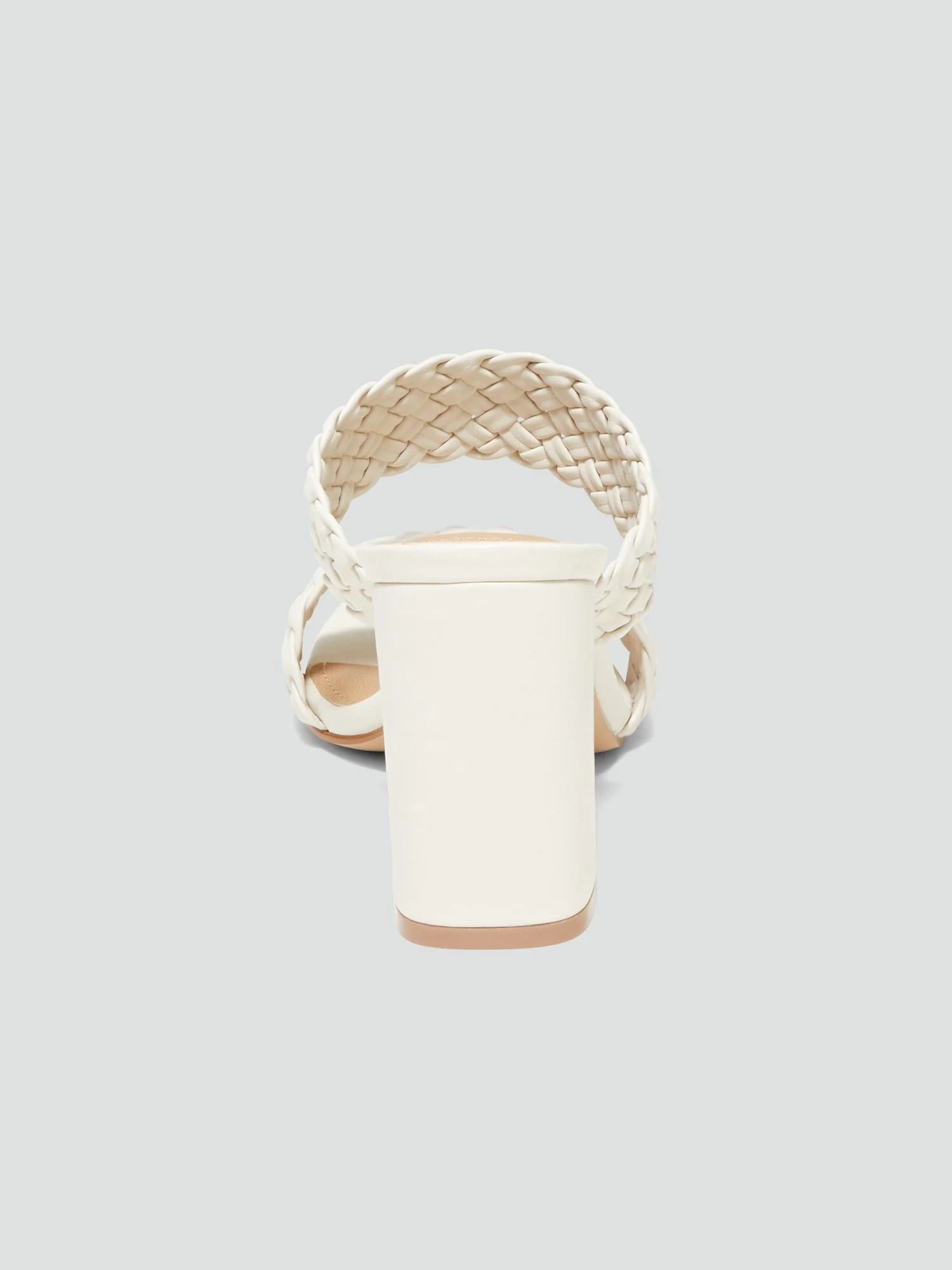 Harlow Braided Slide Sandals with Block Heel - Image 2
