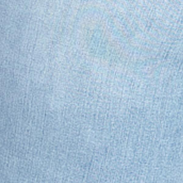 High Rise Flare Jeans with Feather Trim - Image 6