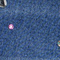 High Rise Rhinestone Straight Leg Jeans - Image 6