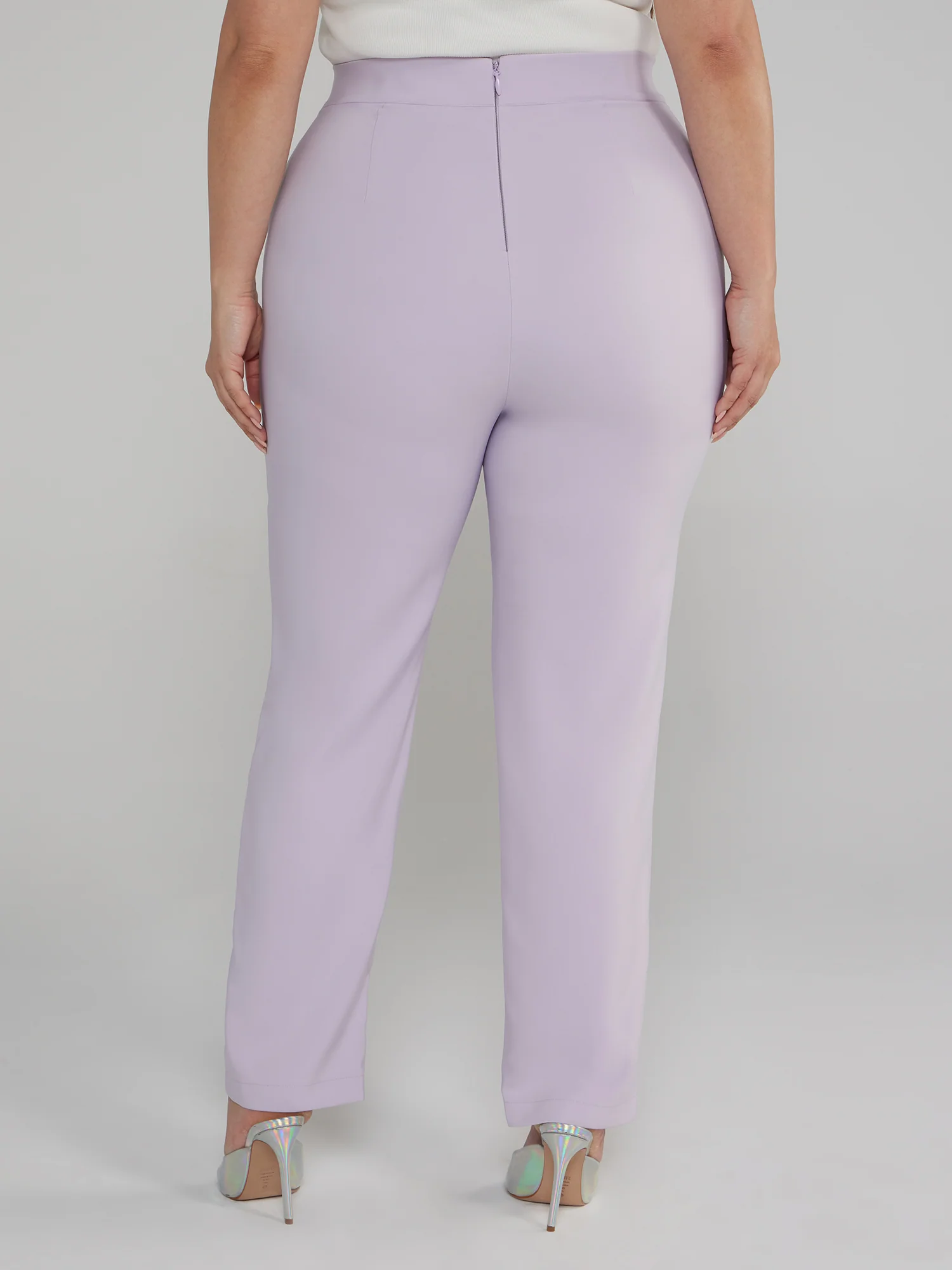 High Rise Slim Leg Pants - Image 3