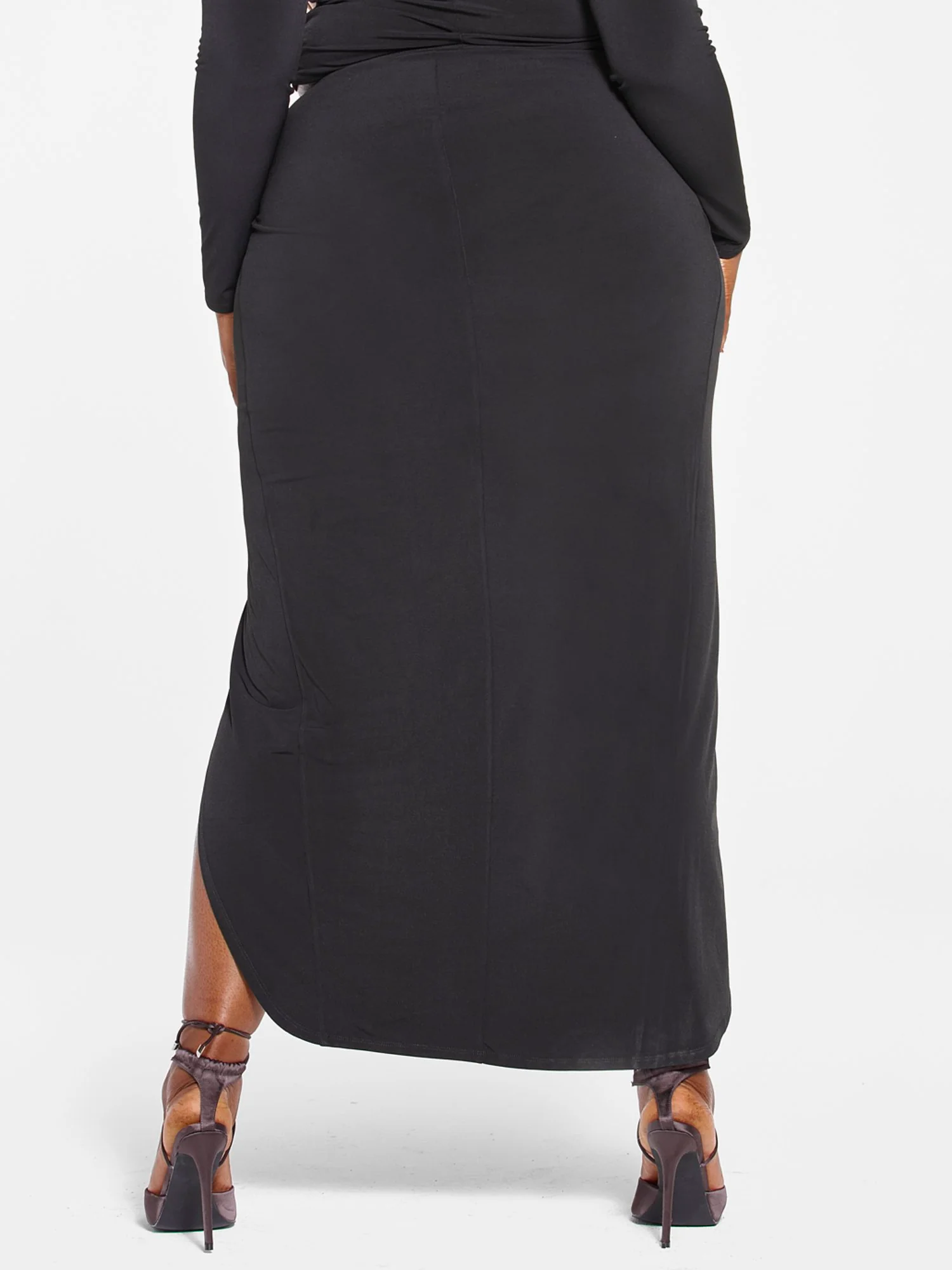 Illiana Front Slit Maxi Skirt - Image 3