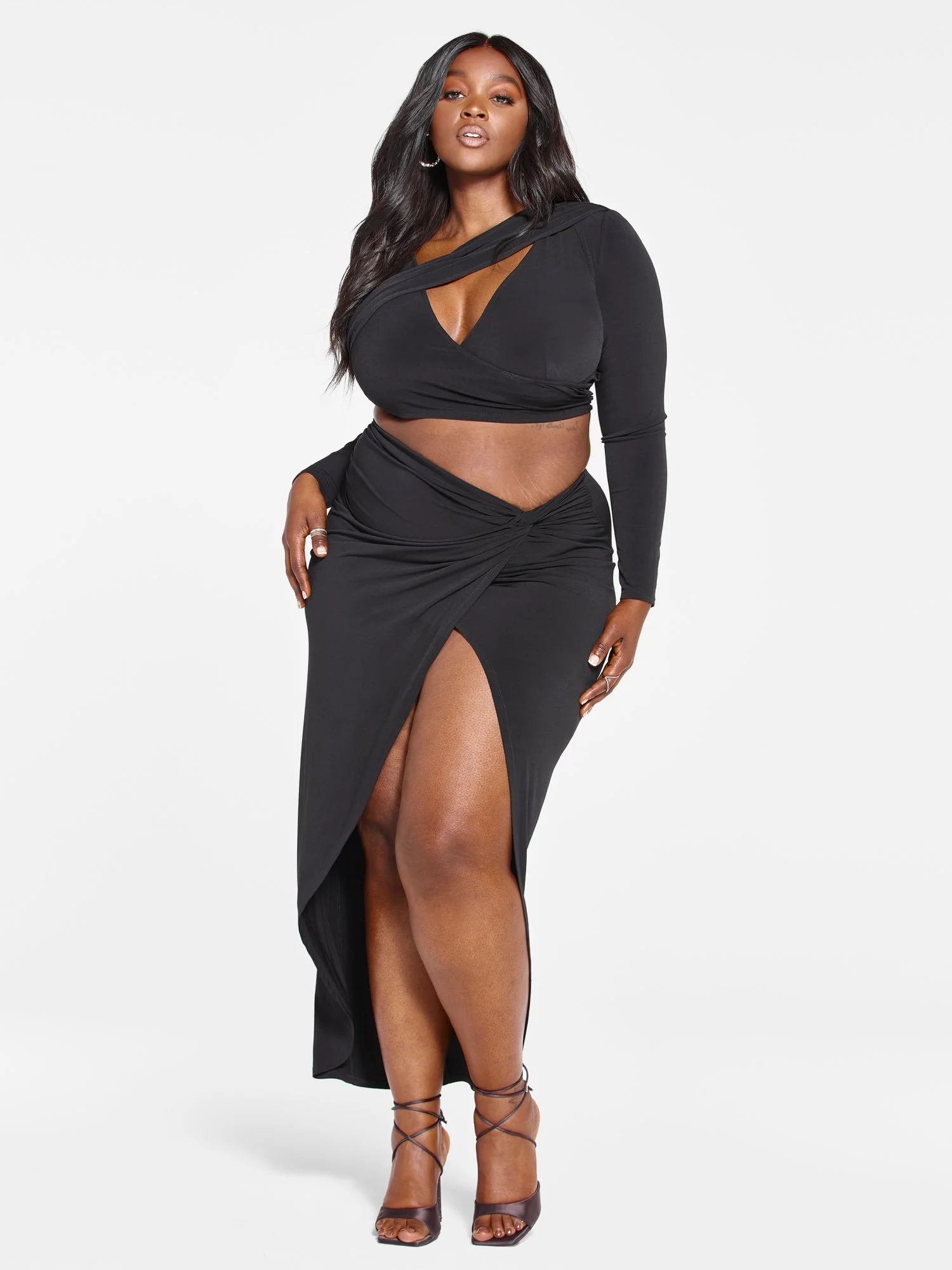Illiana Front Slit Maxi Skirt - Image 4
